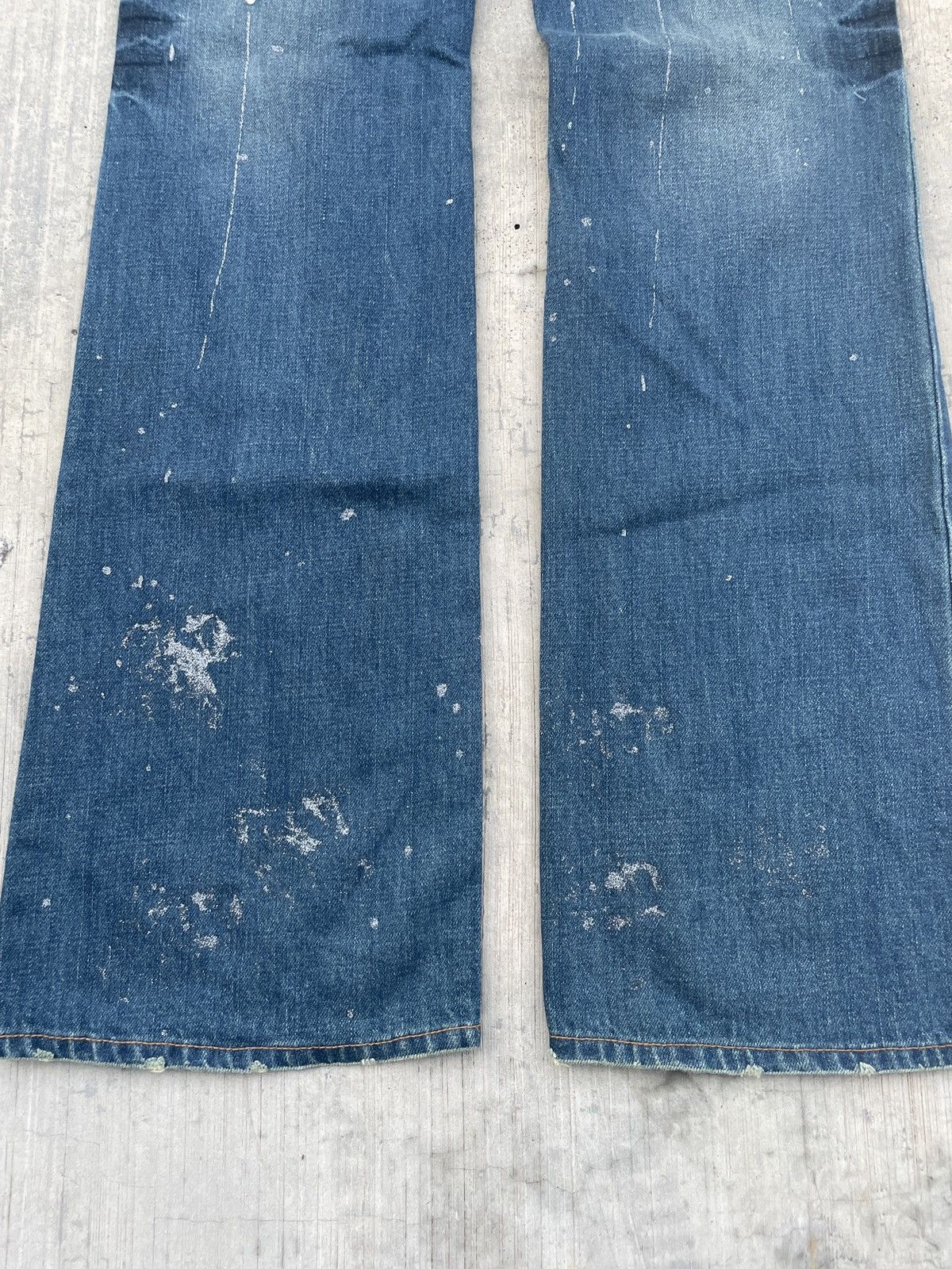 Kapital 💥RARE💥ROOT THREE WHISKER DISTRESSED FLARE JEANS PUNK ARCHIVE Size US 30 / EU 46 - 8 Thumbnail