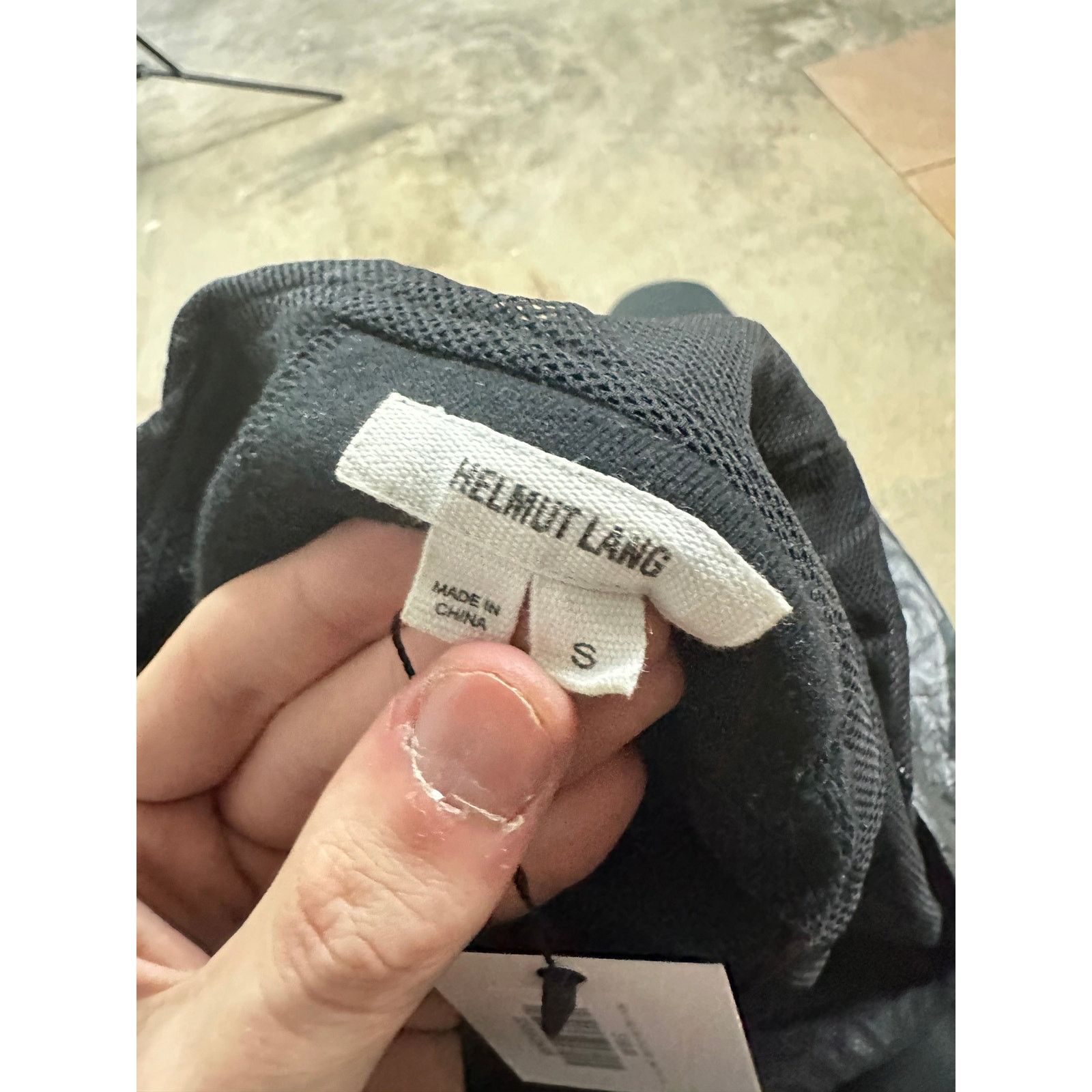 Helmut Lang Helmut Lang Nylon Zip Up Black Used Small Size US S / EU 44-46 / 1 - 2 Thumbnail