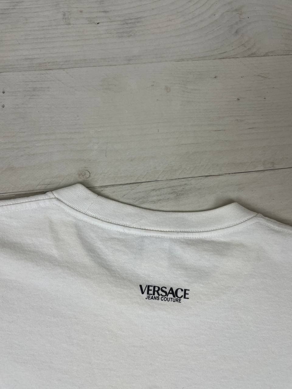 Versace Jeans Couture Vintage Versace Jeans Couture T Shirt 90s Big Logo Luxury Size US XL / EU 56 / 4 - 9 Thumbnail