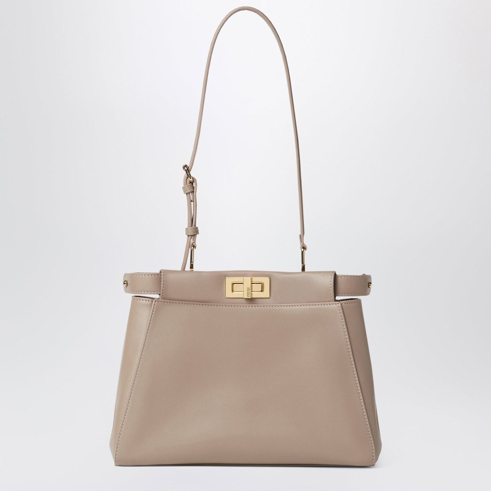 Fendi FENDI $5550 My Peekaboo Small Dove Gray Leather Bag New & Au Size ONE SIZE - 3 Thumbnail