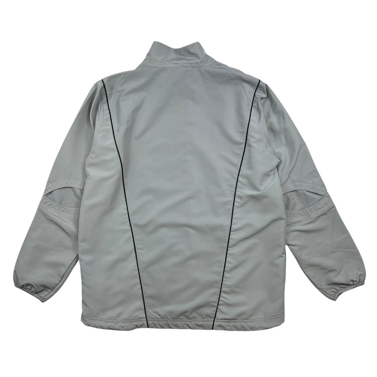 Nike Vintage 2000s Nike Shox Zip Up Track Jacket Grey - Large Size US L / EU 52-54 / 3 - 2 Thumbnail
