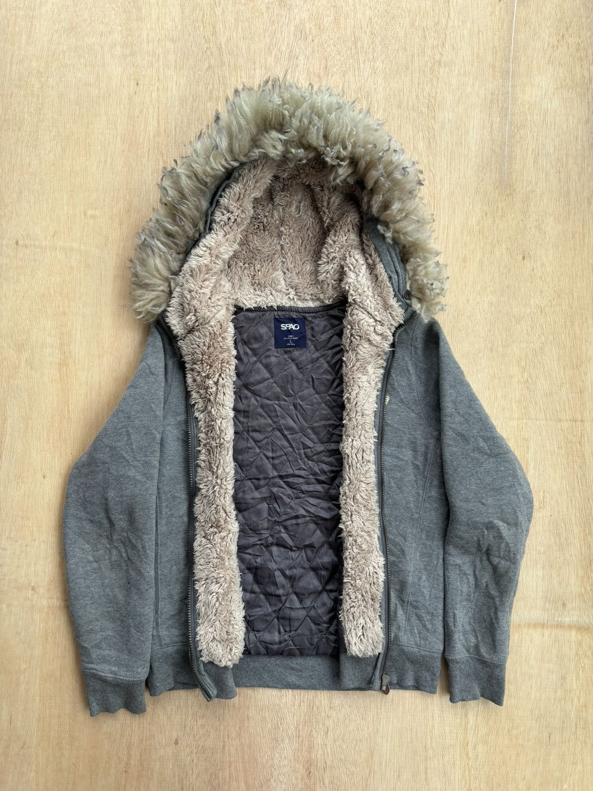 If Six Was Nine × Japanese Brand × Le Grande Bleu (L.G.B.) Fur Hoodie Spao Stable Ifsixwasnine LGB Style Size US L / EU 52-54 / 3 - 3 Thumbnail