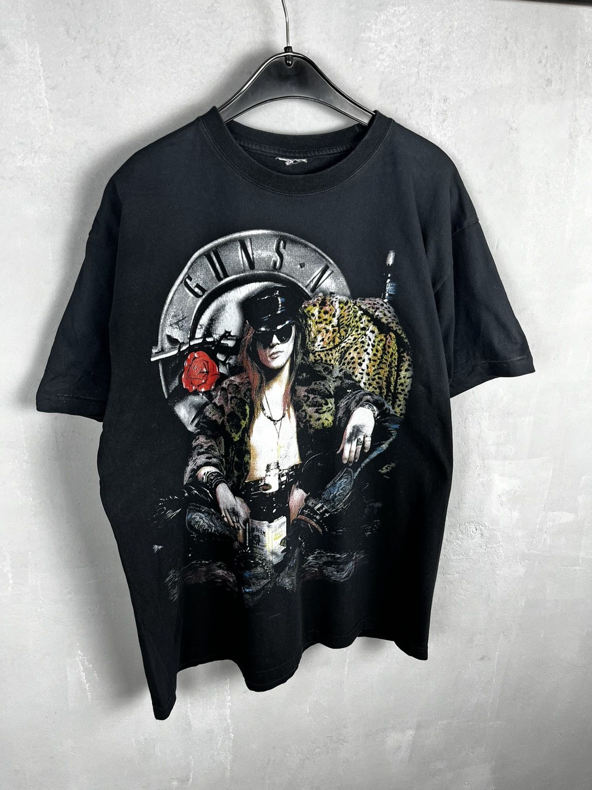 Band Tees × Guns N' Roses × Vintage Gun's n Roses Tee T Shirt Vintage Black Size US XL / EU 56 / 4 - 1 Thumbnail