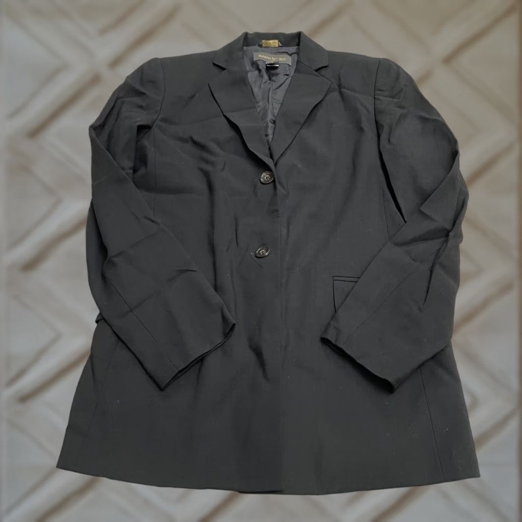 Banana Republic Banana Republic Jacket Womens 2 Black Blazer Suit Single Breasted Business Work Womens Size XS / US 0-2 / IT 36-38 - 1 Thumbnail
