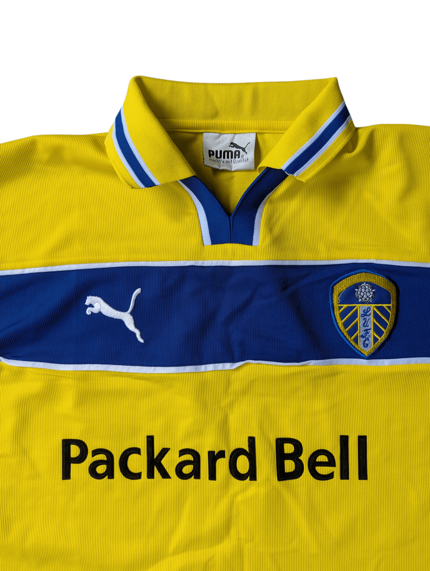 Vintage PUMA LEEDS UNITED 1999/2000 AWAY FOOTBALL SHIRT JERSEY Size US L / EU 52-54 / 3 - 3 Thumbnail