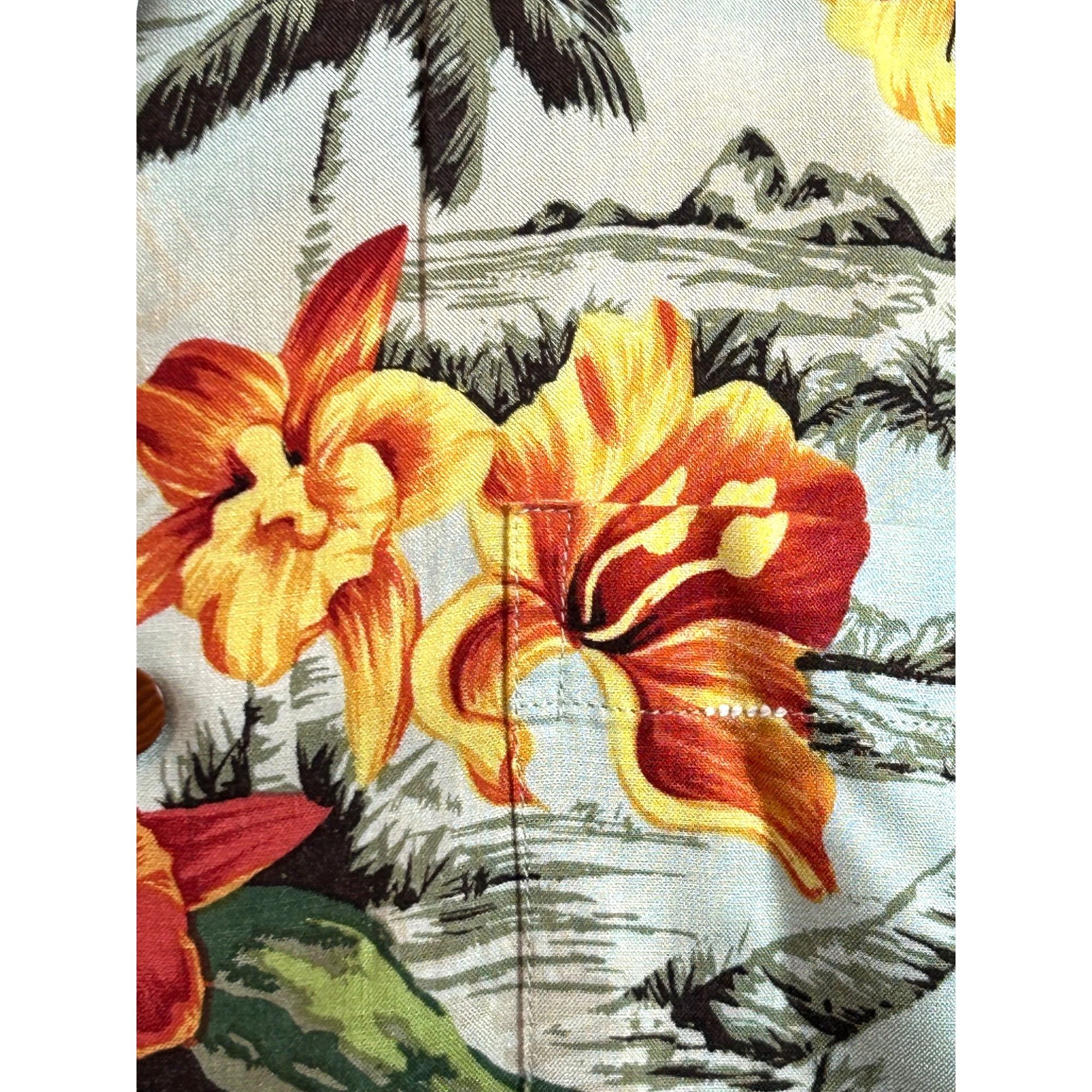 Lands' End Lands’ End Men’s Vtg Hawaiian Shirt M Short Sleeve Collared Size US M / EU 48-50 / 2 - 9 Thumbnail