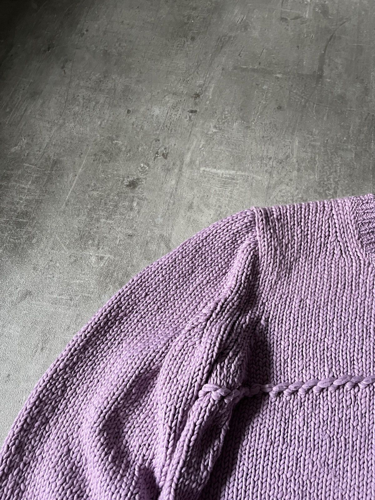 Helmut Lang Helmut Lang seamed knitted sweater pink purple rare Size US S / EU 44-46 / 1 - 5 Thumbnail