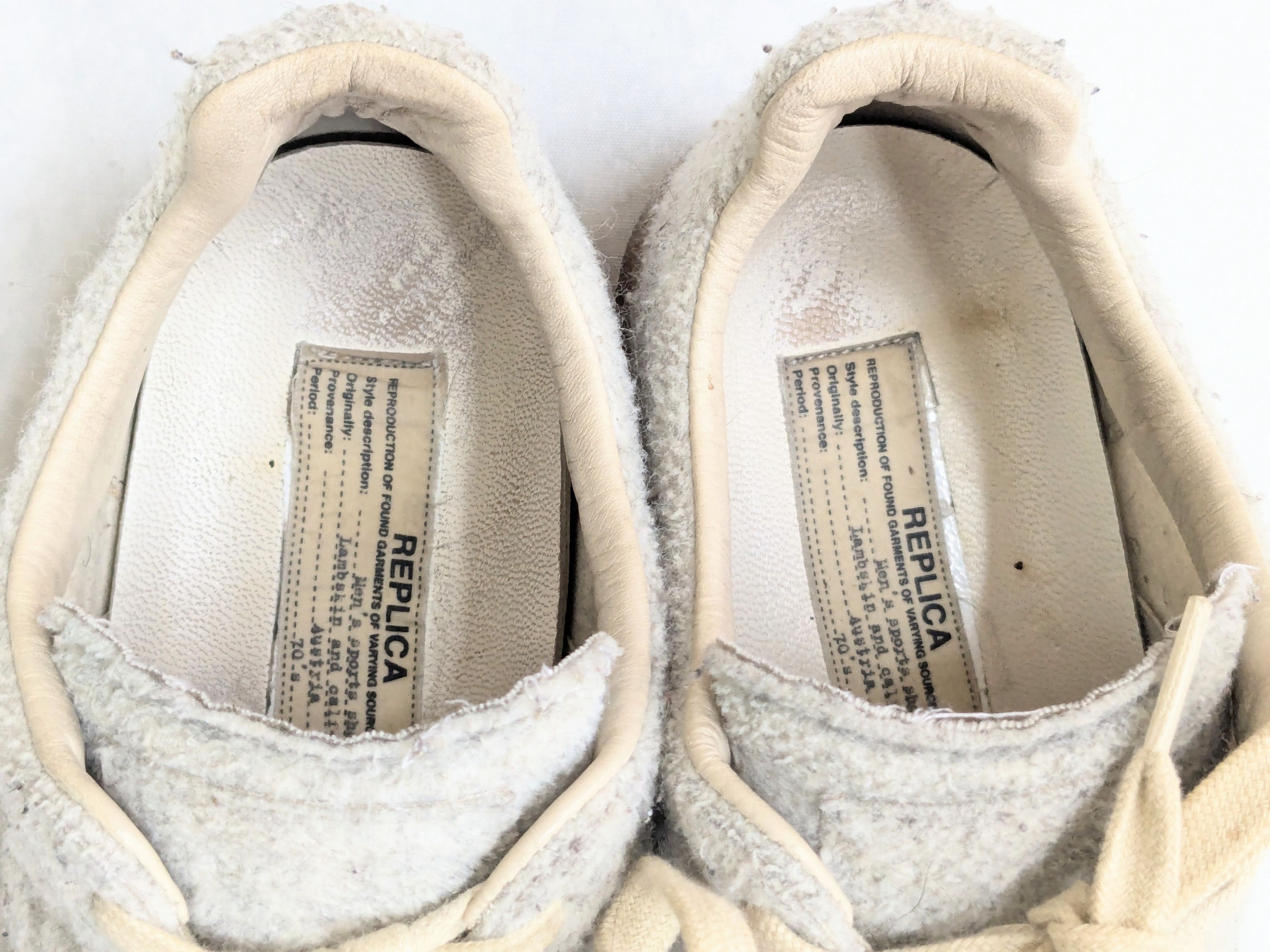Maison Margiela Maison Margiela Replica GAT Gray Wool Paint Splatter 7 40 Size US 7 / EU 40 - 5 Thumbnail