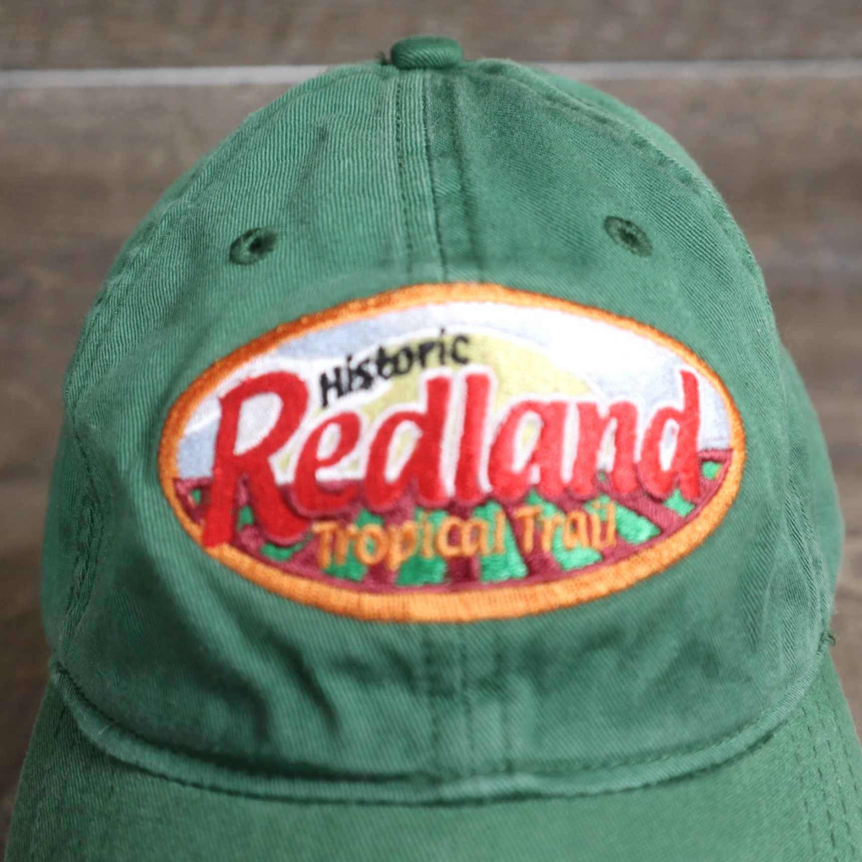 Vintage Historic Redland Tropical Trail Hat Cap Green Strapback Adult Unisex Men Women Size ONE SIZE - 2 Thumbnail