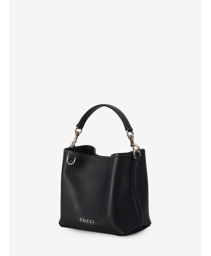 Gucci o1la5ras0526 Size: OS / GG Emblem Small Bucket Bag in Black Size ONE SIZE - 2 Thumbnail