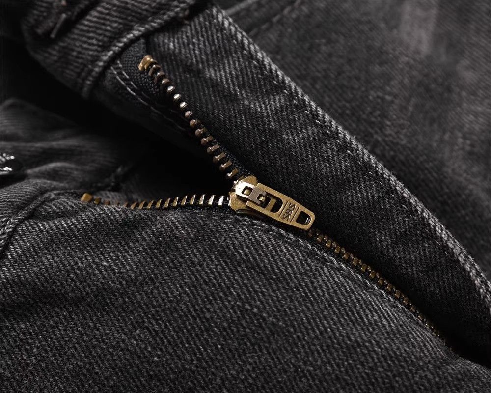 Japanese Brand × Jean Washed vintage casual men's loose wide-leg flared jeans Size US 32 / EU 48 - 4 Thumbnail