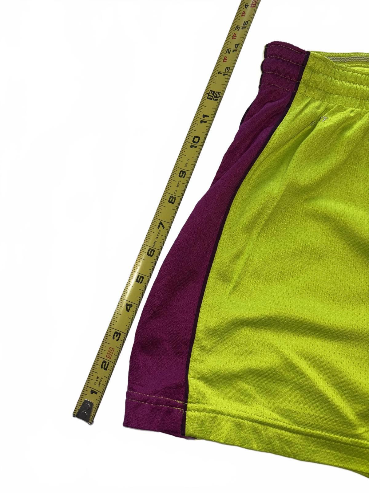 Nike Athletic Nike Dri-FITShorts - Bright Yellow & Purple Size 32" / US 10 / IT 46 - 5 Thumbnail