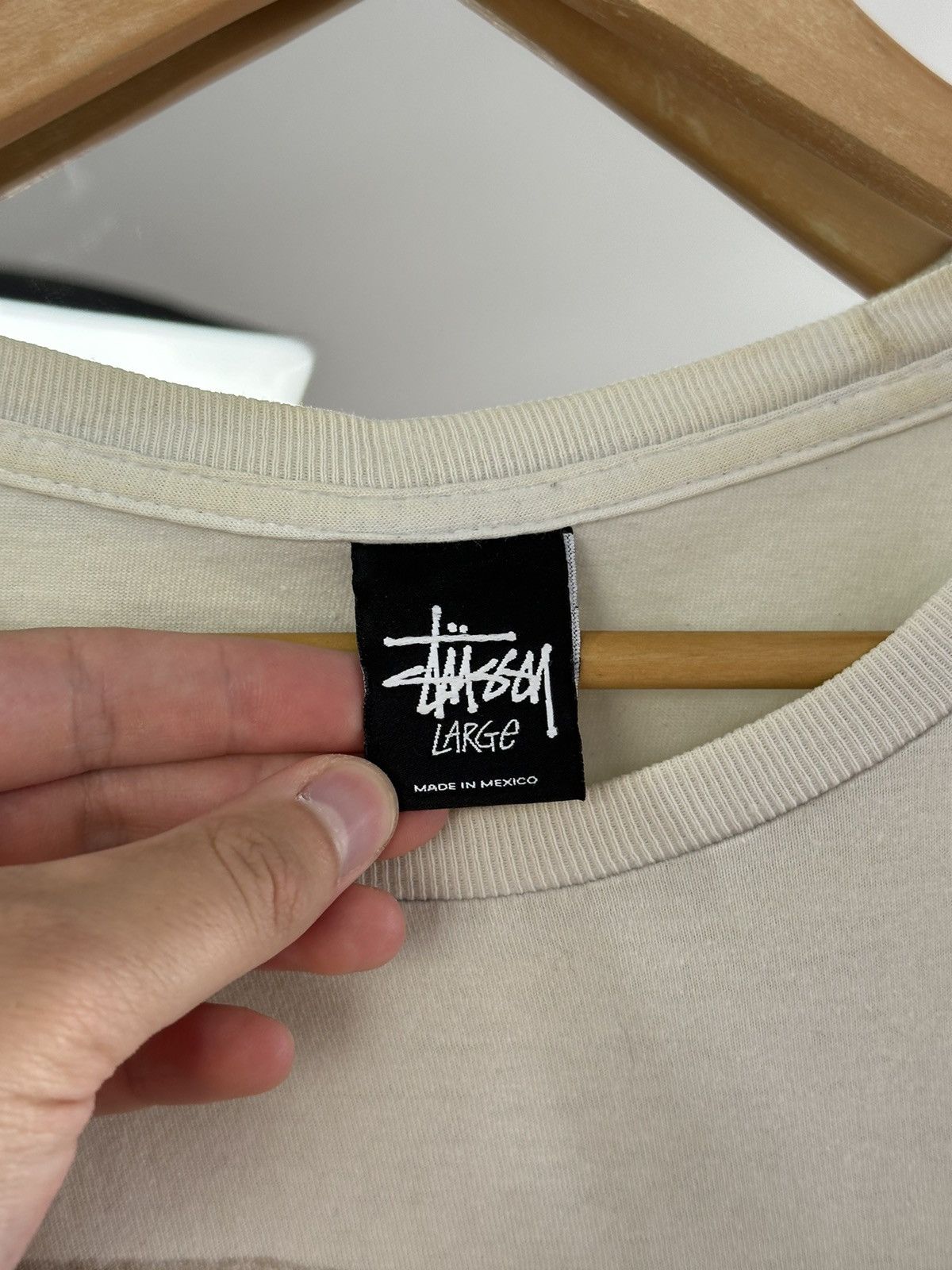 Stussy Vintage Stussy Distressed T-Shirt Big Logo Faded Y2K Size US L / EU 52-54 / 3 - 7 Thumbnail