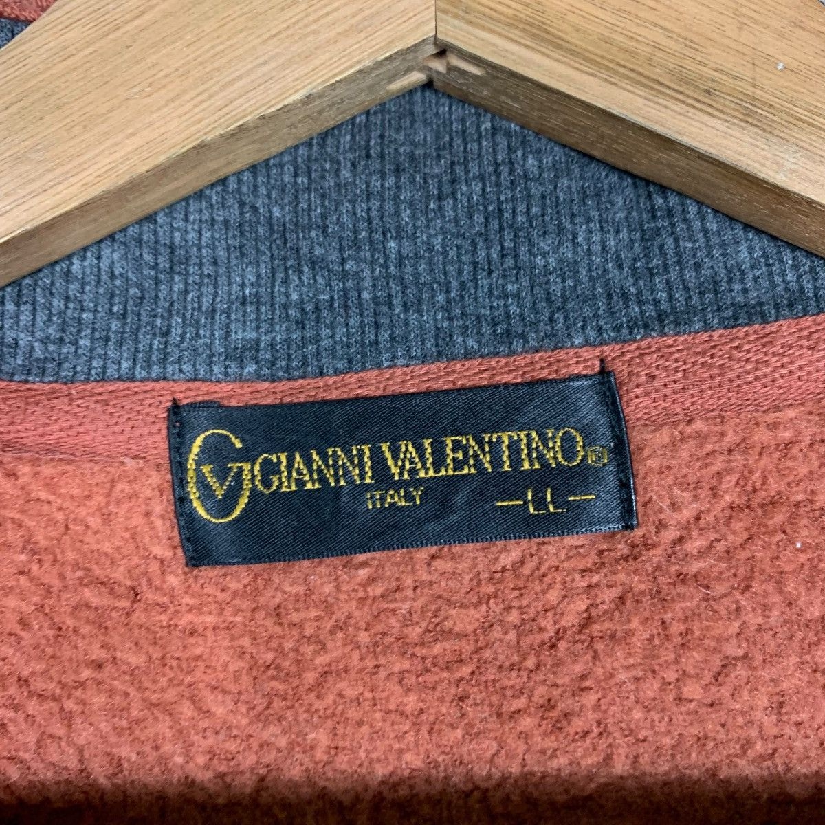 Gianni Valentino GIANNI VALENTINO Half Zip Turtleneck Sweatshirt #1440-C65 Size US L / EU 52-54 / 3 - 12 Thumbnail