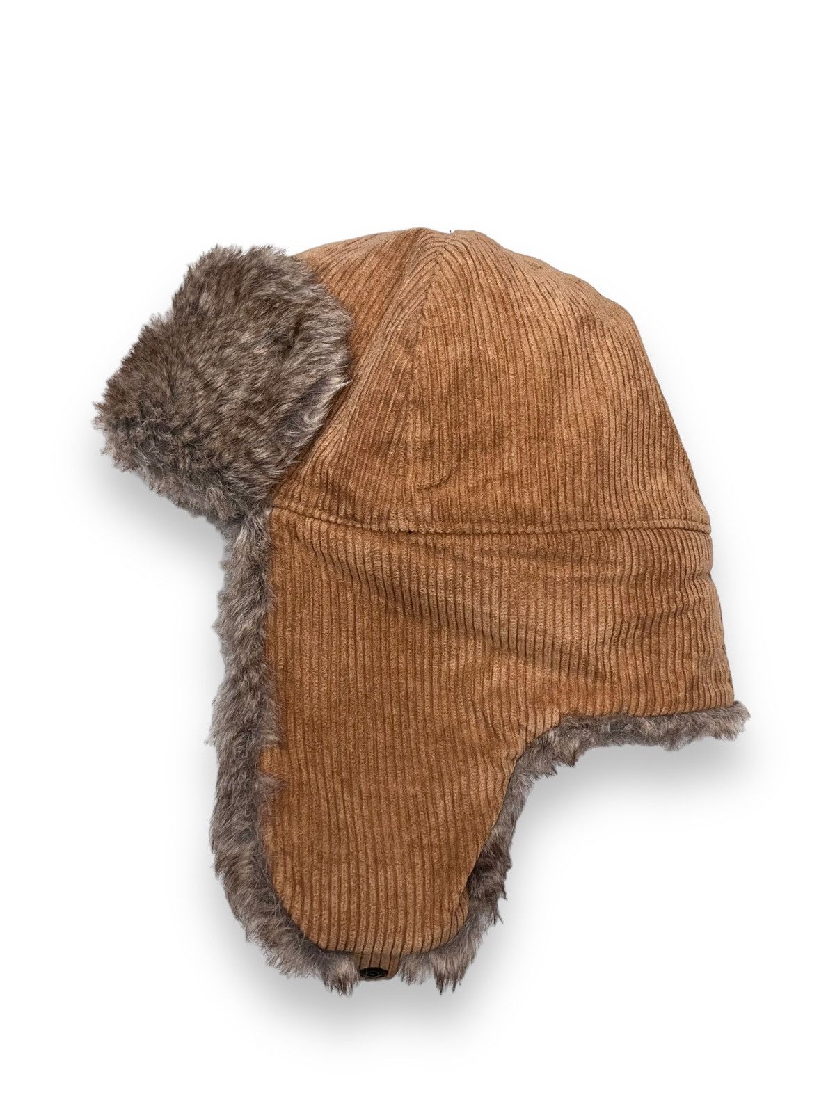 Ruben Kone FYE💥Vintage RUBEN Corduroy Faux Fur Quilted Trooper Trapper Size ONE SIZE - 8 Thumbnail