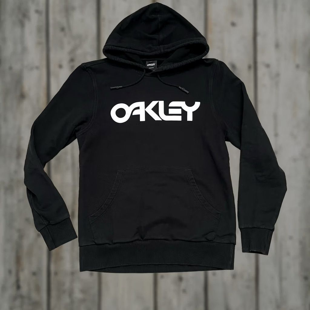 Oakley Oakley Pullover Hoodie Shirt Men Medium Black Logo Outdoor Sweatshirt Crew Neck Sweat Fleece Cotton Gorp Size US M / EU 48-50 / 2 - 1 Thumbnail