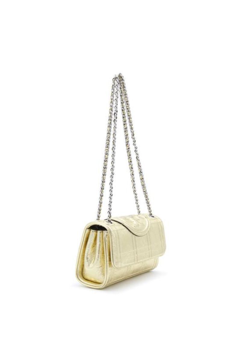 Tory Burch o1s22i1n1024 Size: OS / Fleming Small Shoulder Bag in Gold Size ONE SIZE - 2 Thumbnail