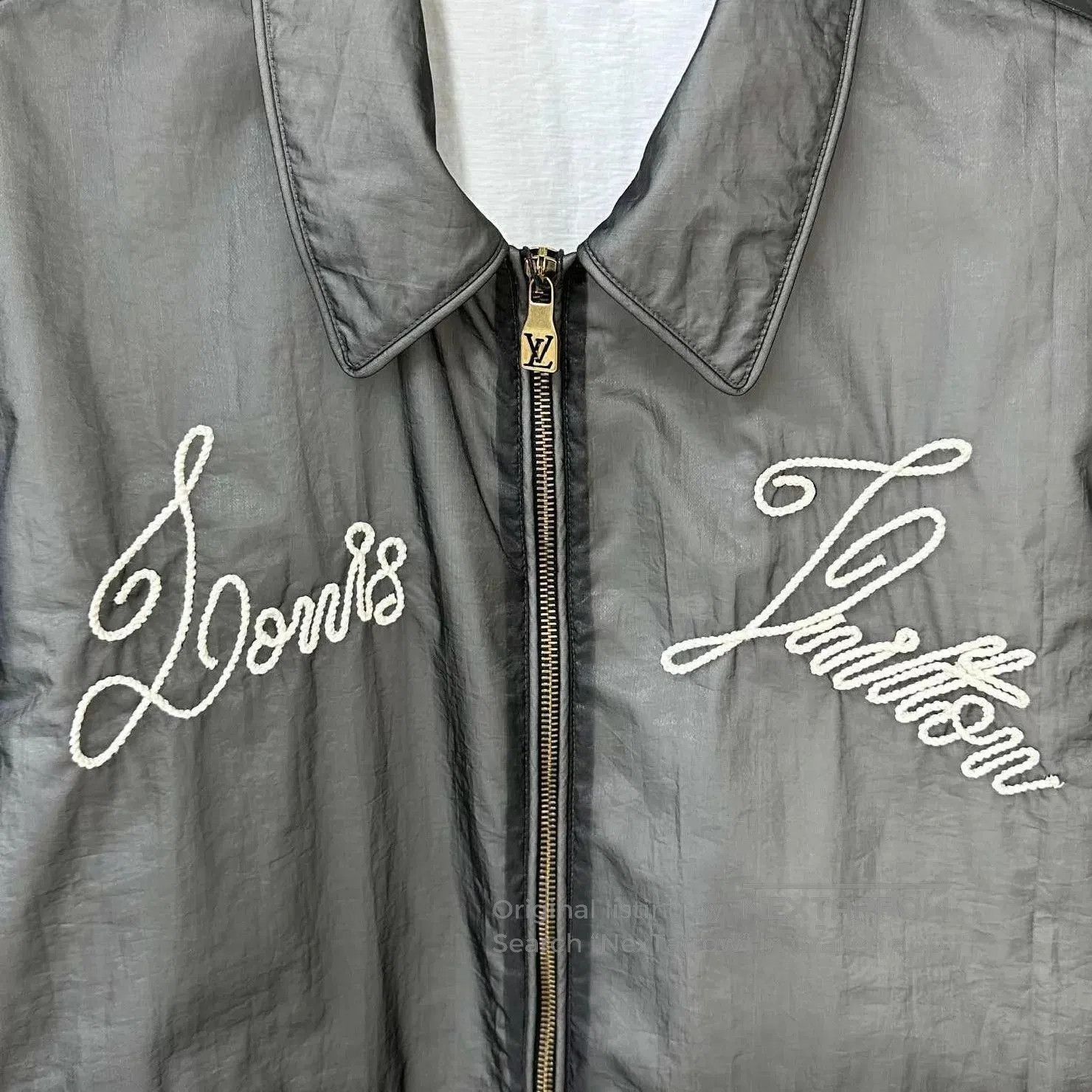 Louis Vuitton Black Embroidered Zip. Size US M / EU 48-50 / 2 - 7 Thumbnail