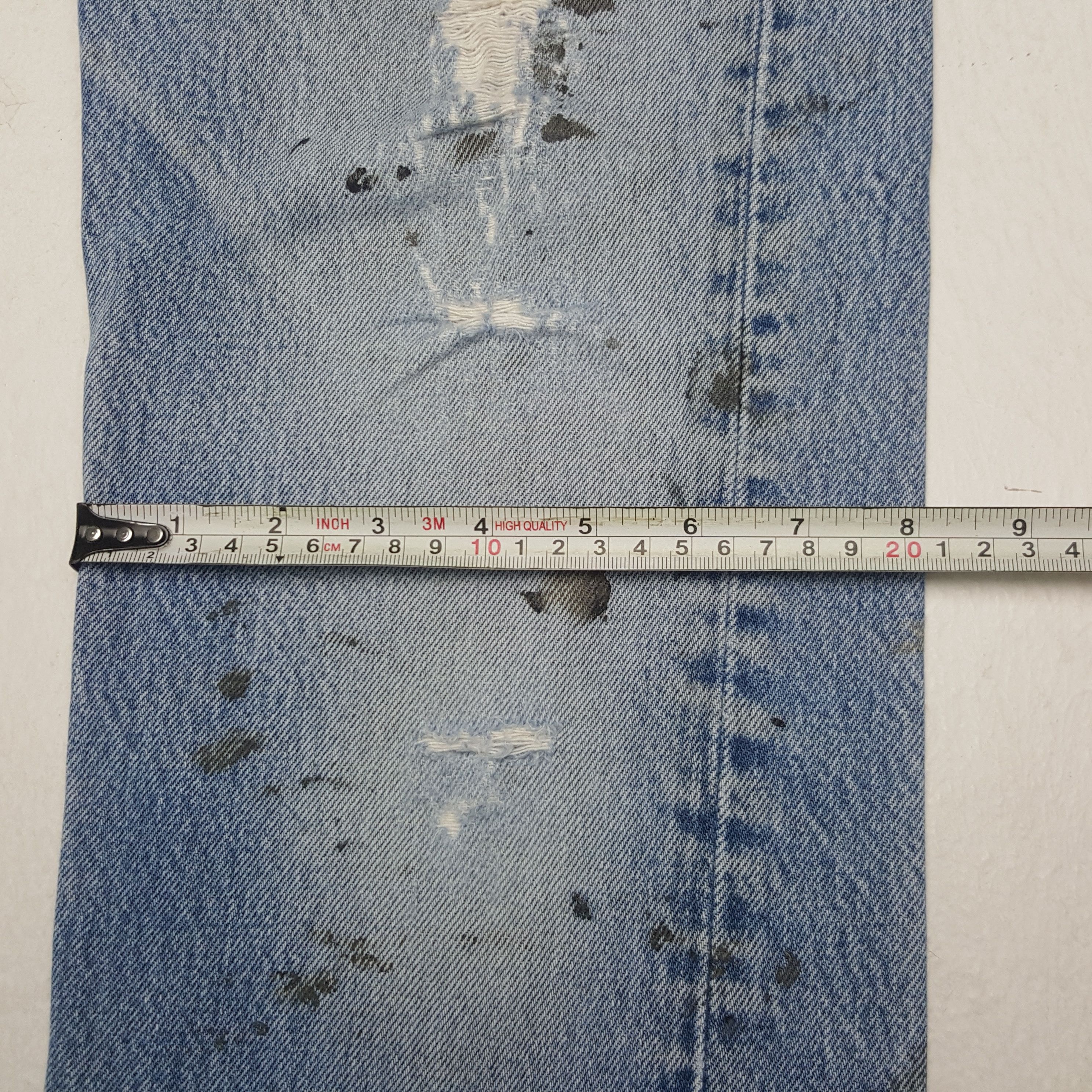 Levi's × Vintage Vintage Levi's 501 American Distressed Denim Jeans Size US 28 / EU 44 - 12 Thumbnail