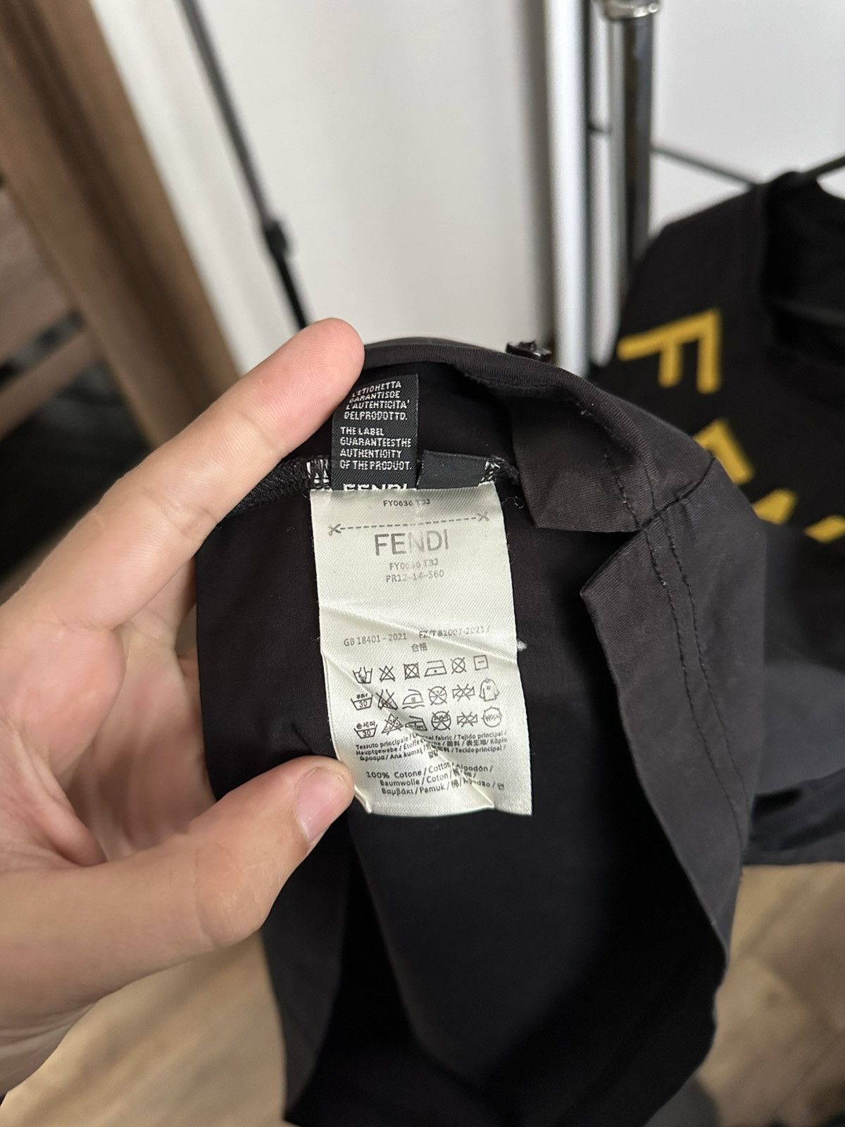 Fendi Fendi Roma Italy T-Shirt Size US L / EU 52-54 / 3 - 10 Thumbnail