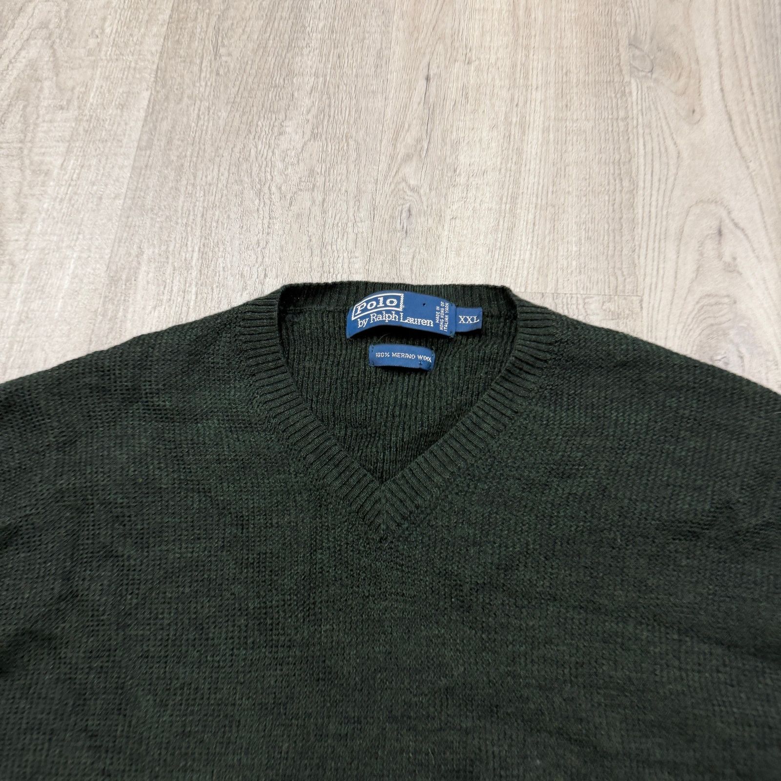 Polo Ralph Lauren Polo Ralph Lauren Sweater Men's 2XL V-Neck 100% Merino Wool Size US XXL / EU 58 / 5 - 3 Thumbnail