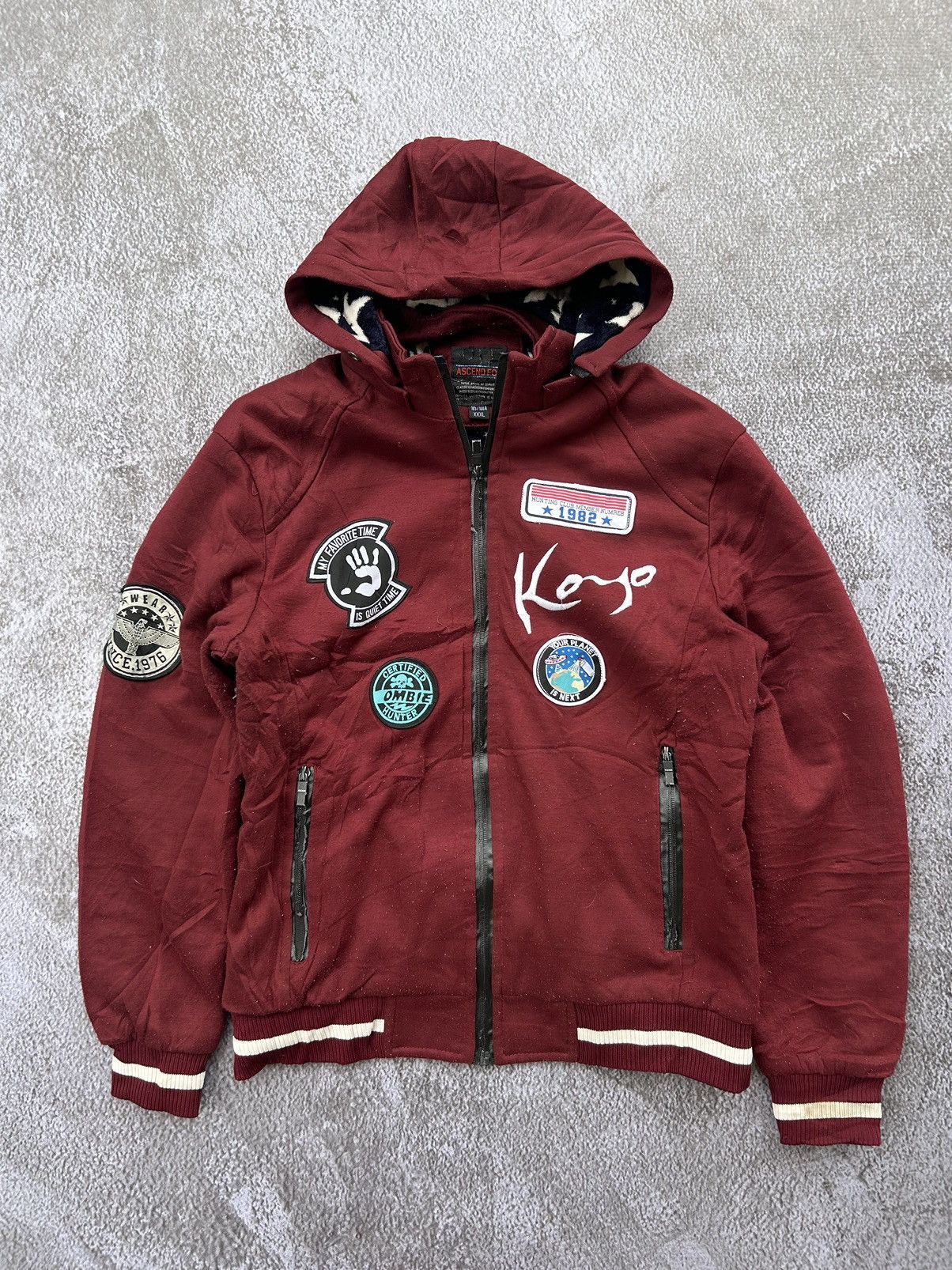 If Six Was Nine × Japanese Brand × Le Grande Bleu (L.G.B.) Ascend fox patched faux stars zip hoodie Ifsix lgb Size US L / EU 52-54 / 3 - 2 Thumbnail