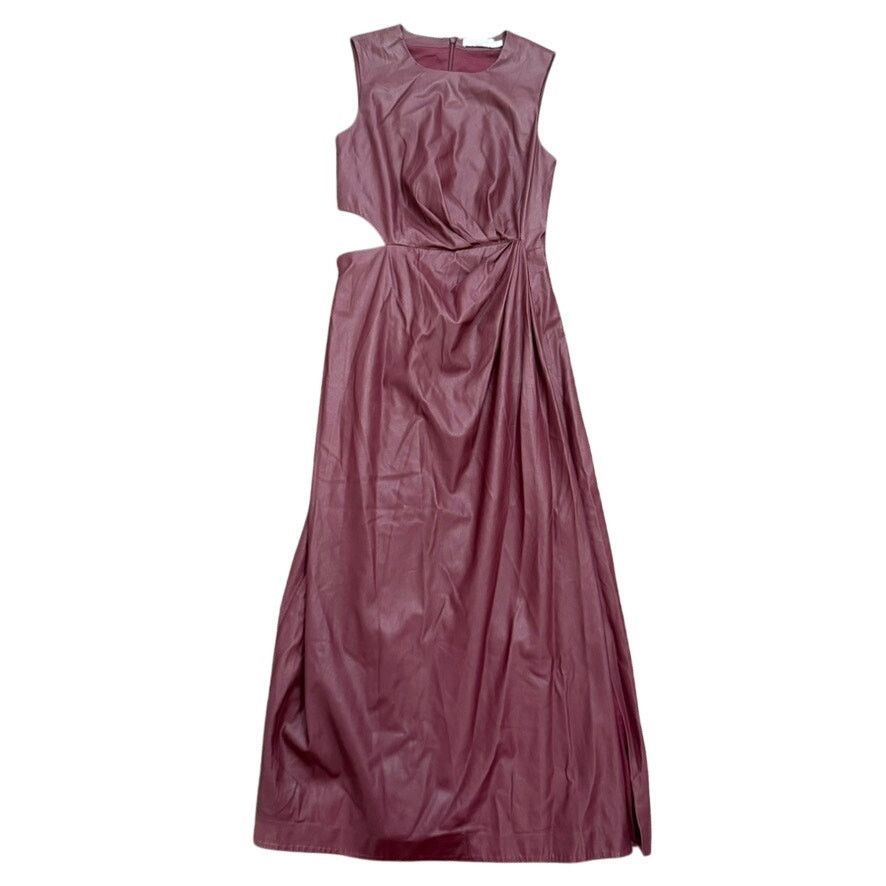 Jonathan Simkhai Jonathan Simkhai Toni Faux Leather Midi Dress Red, Size US 6 Size M / US 6-8 / IT 42-44 - 4 Thumbnail