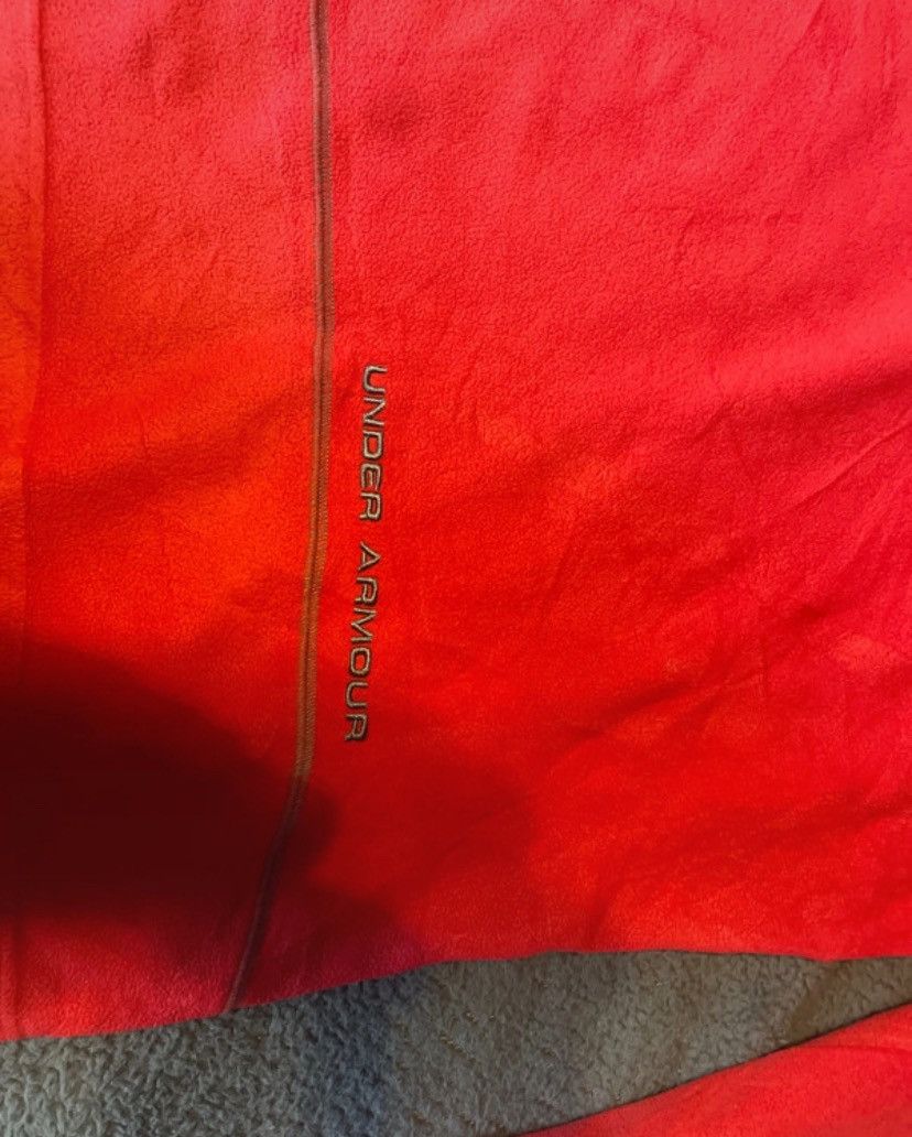 Under Armour Red Under Armour Fleece Sweater Size US L / EU 52-54 / 3 - 5 Thumbnail
