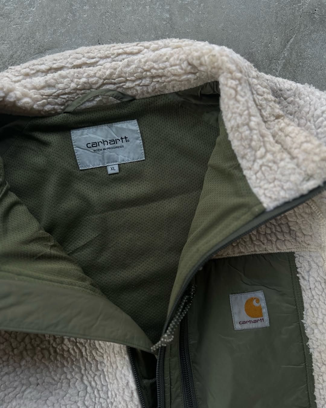 Carhartt × Vintage Vintage Carhartt Sherpa Deep Fleece Jacket Size US XL / EU 56 / 4 - 3 Thumbnail