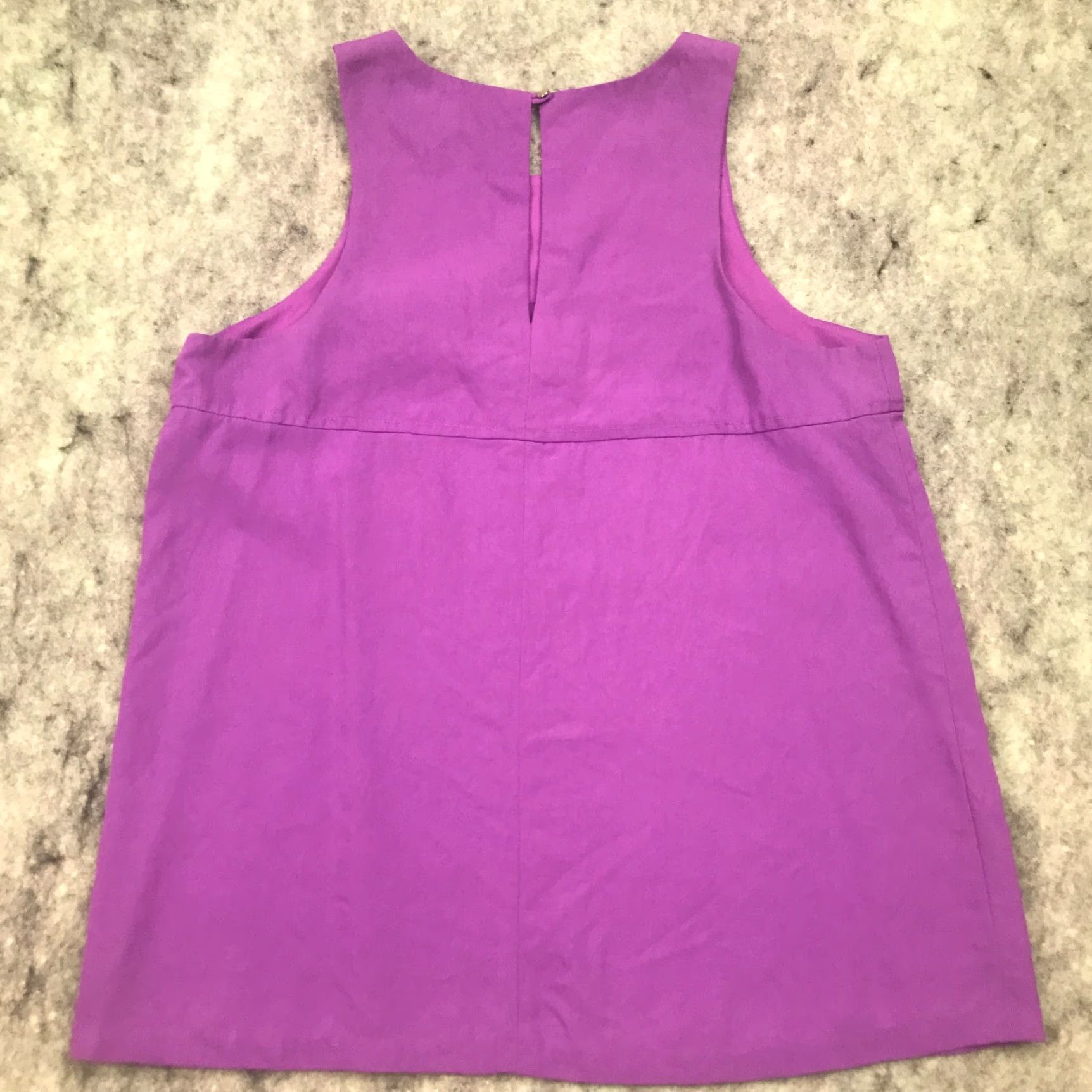 Banana Republic Banana Republic Womens Shirt Tank Top Small Purple Sleeveless Blouse Size S / US 4 / IT 40 - 5 Thumbnail