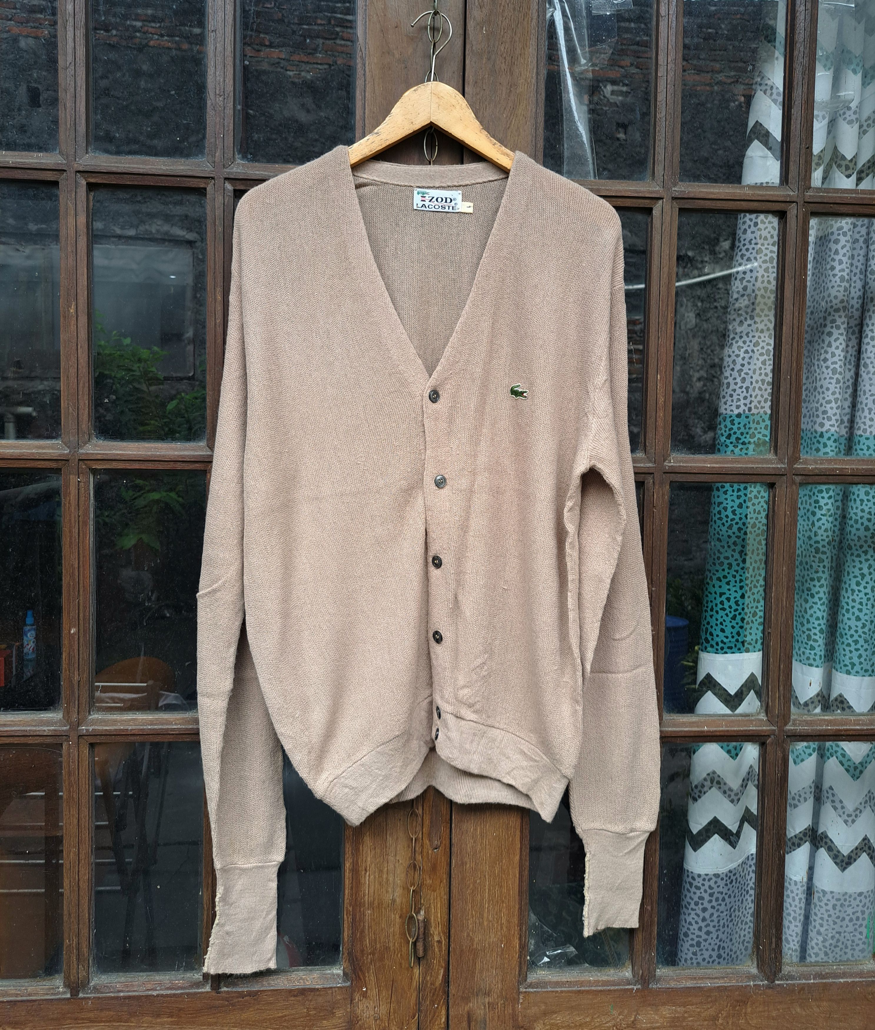 Lacoste Vintage 70s Izod Lacoste Cardigan Size Large Size US L / EU 52-54 / 3 - 1 Thumbnail