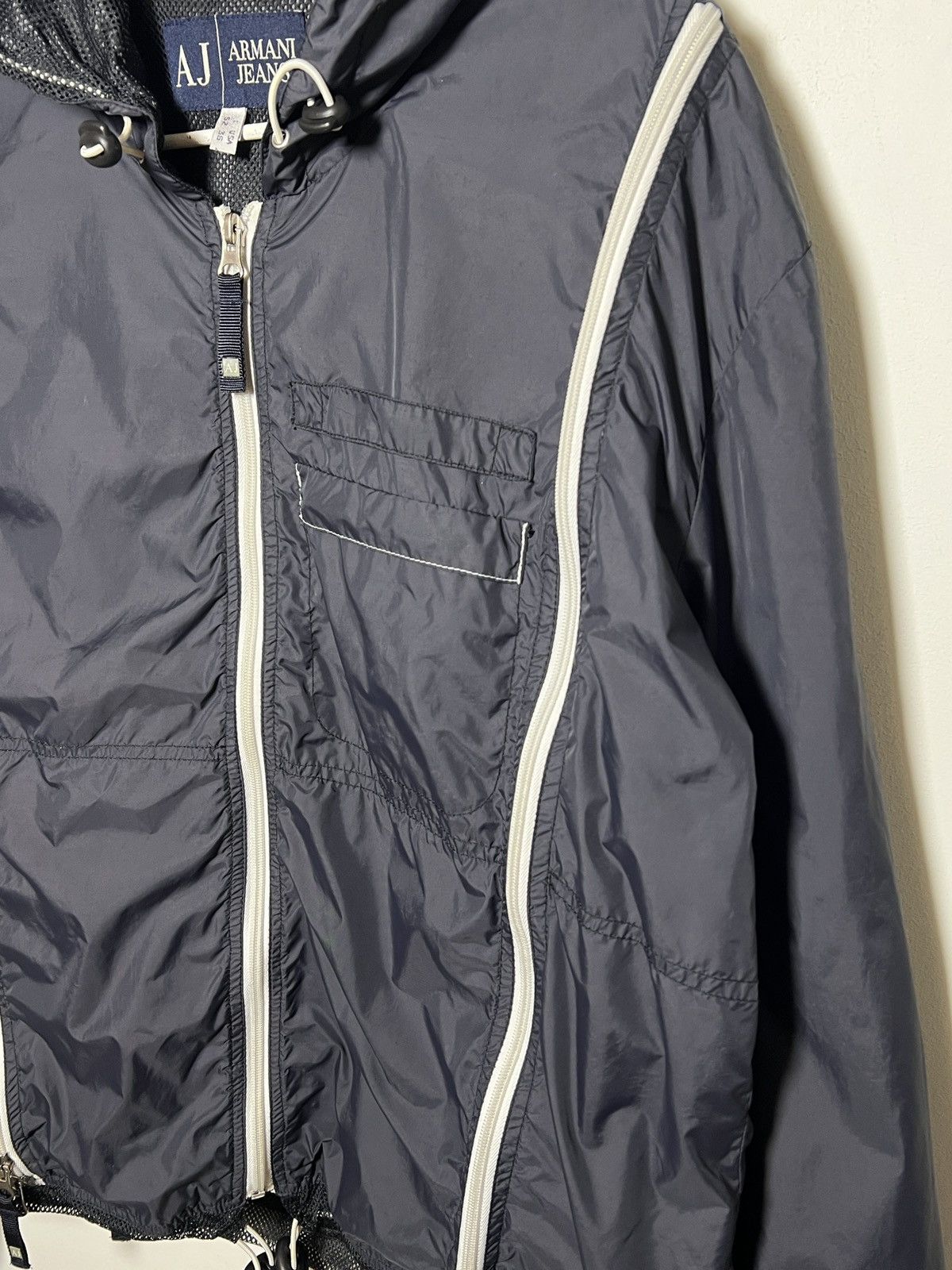 Giorgio Armani Armani y2k technical nylon windbreaker Size US L / EU 52-54 / 3 - 6 Thumbnail
