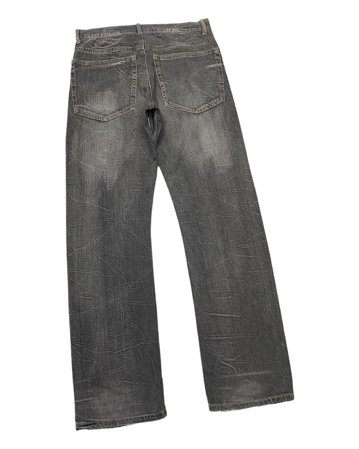 If Six Was Nine RARE JAPANESE JEANS UNBRAND DISTRESSED DENIM JEANS Size US 32 / EU 48 - 4 Thumbnail