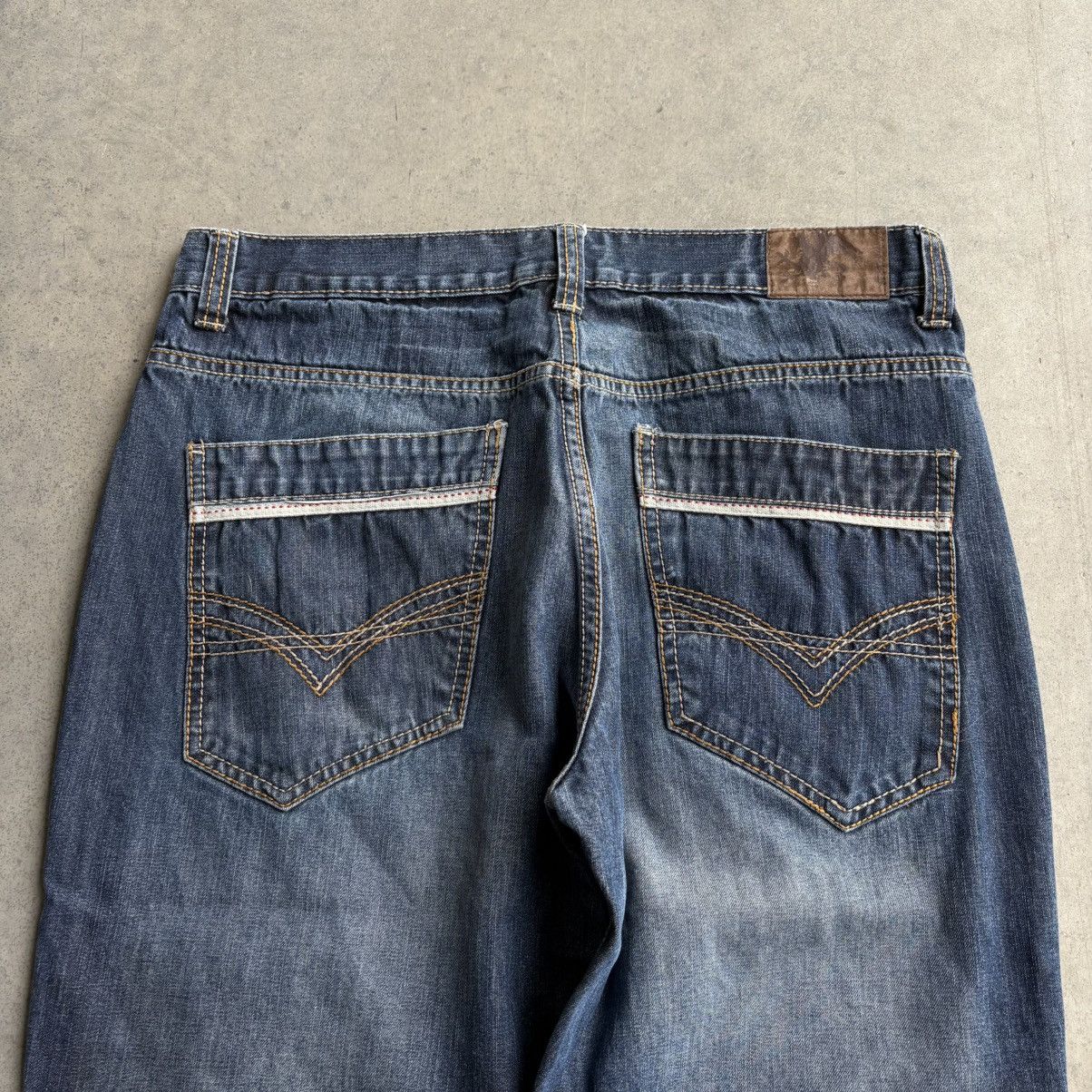Ariat × Southpole × Vintage Vintage Y2K Southpole Ariat "SOS" Denim Jeans Baggy 38x30 Size US 38 / EU 54 - 2 Thumbnail