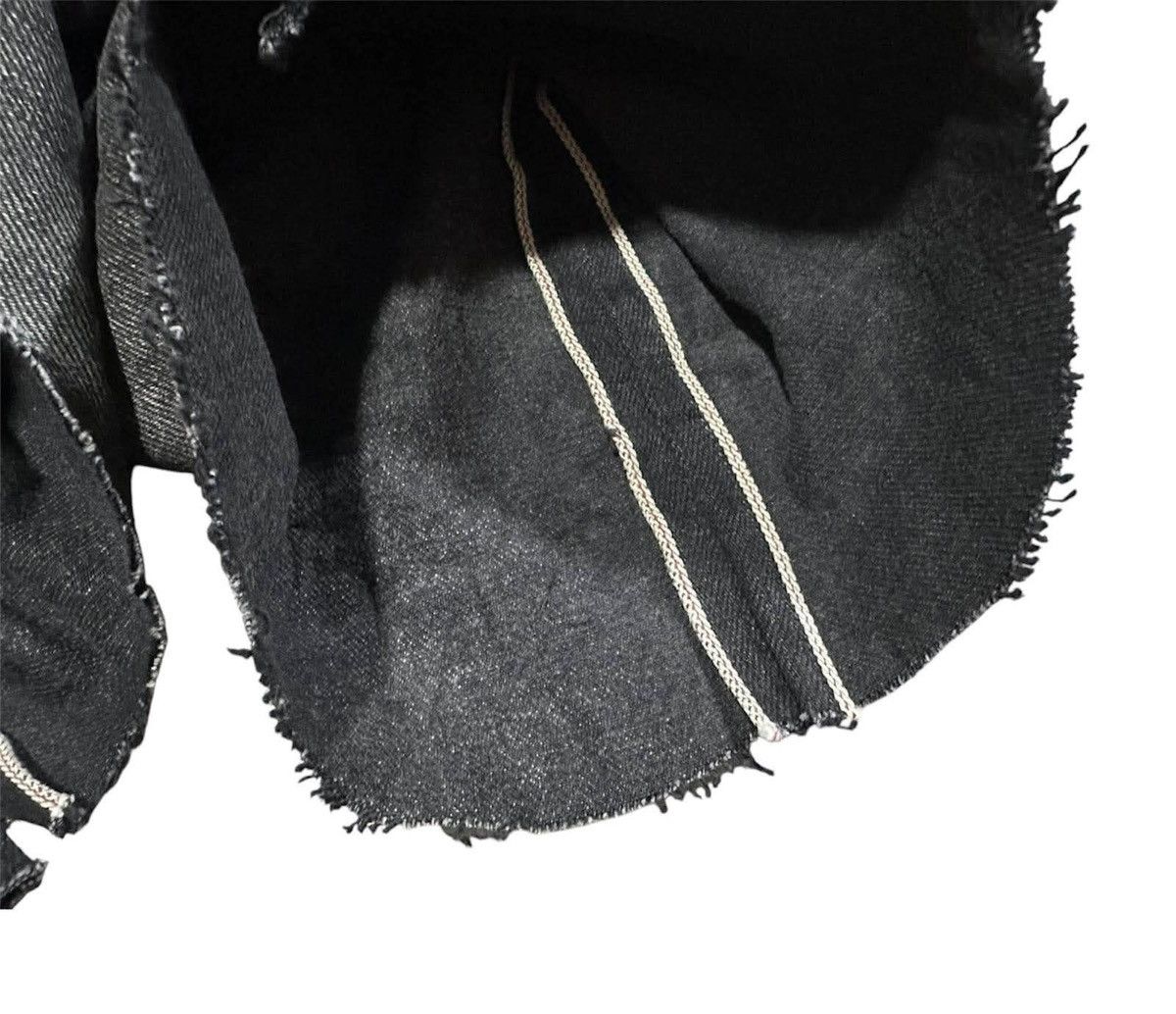 Japanese Brand × Jun Takahashi × Undercover 🔥Sick Undercover Black Denim Cut Off Distressed Size US 32 / EU 48 - 5 Thumbnail