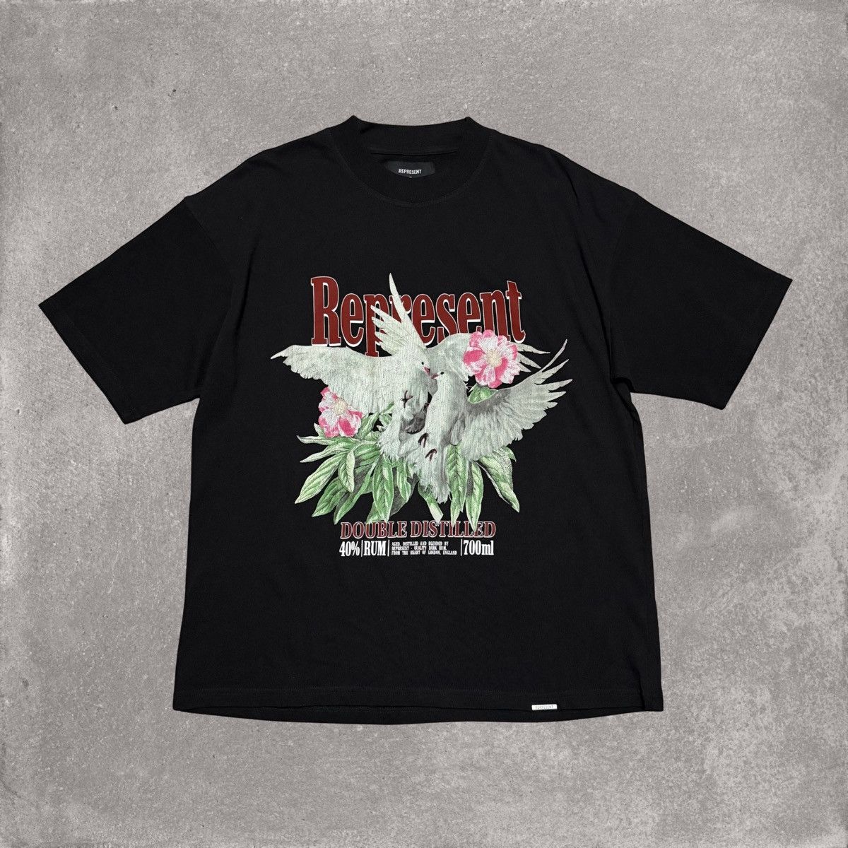 Represent Clo. Represent XS Double Distilled Jet Black Tee Size US XS / EU 42 / 0 - 1 Thumbnail