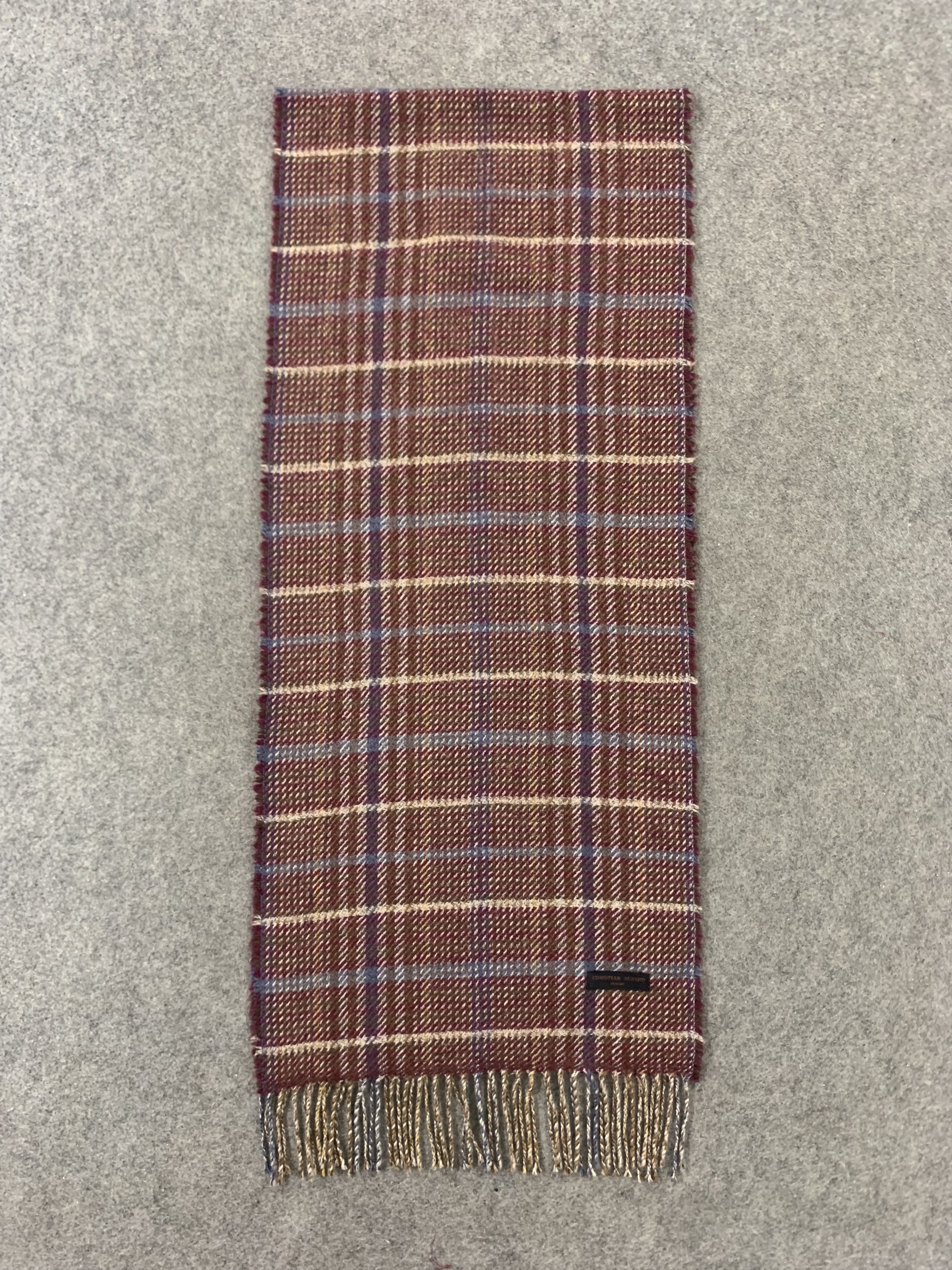 Vintage Christian Aujard Scarf Wool Muffler Neck Wrap BL9297 Size ONE SIZE - 2 Thumbnail