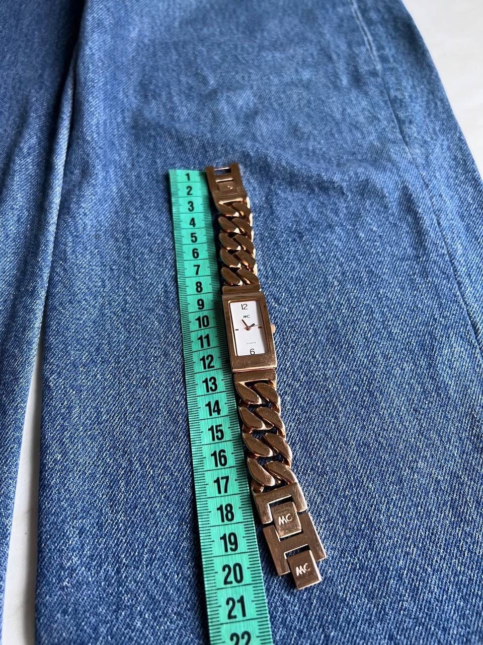 Japanese Brand × Vintage Vintage Japanese style Chain Metal futuristic Watch Bracelet Size ONE SIZE - 11 Thumbnail