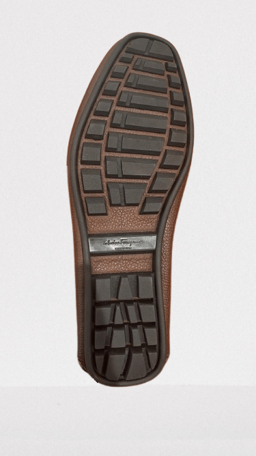 Salvatore Ferragamo o1s1rm0924 Cancun 5 Leather Loafers in Brown Size US 10 / EU 43 - 3 Thumbnail