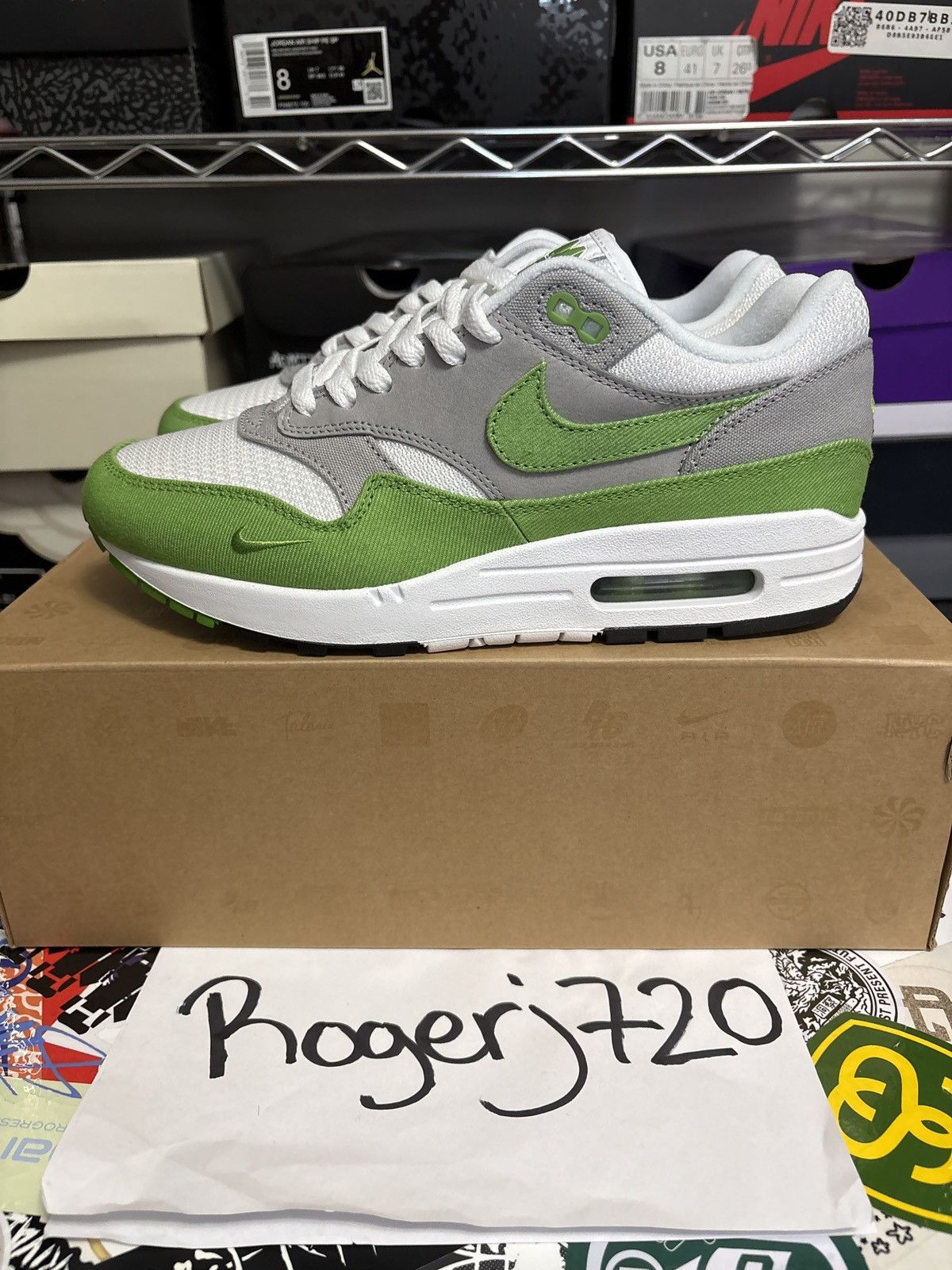 Nike × Patta Air Max 1 Chlorophyll 20th Anniversary Size US 7.5 / EU 40-41 - 1 Thumbnail
