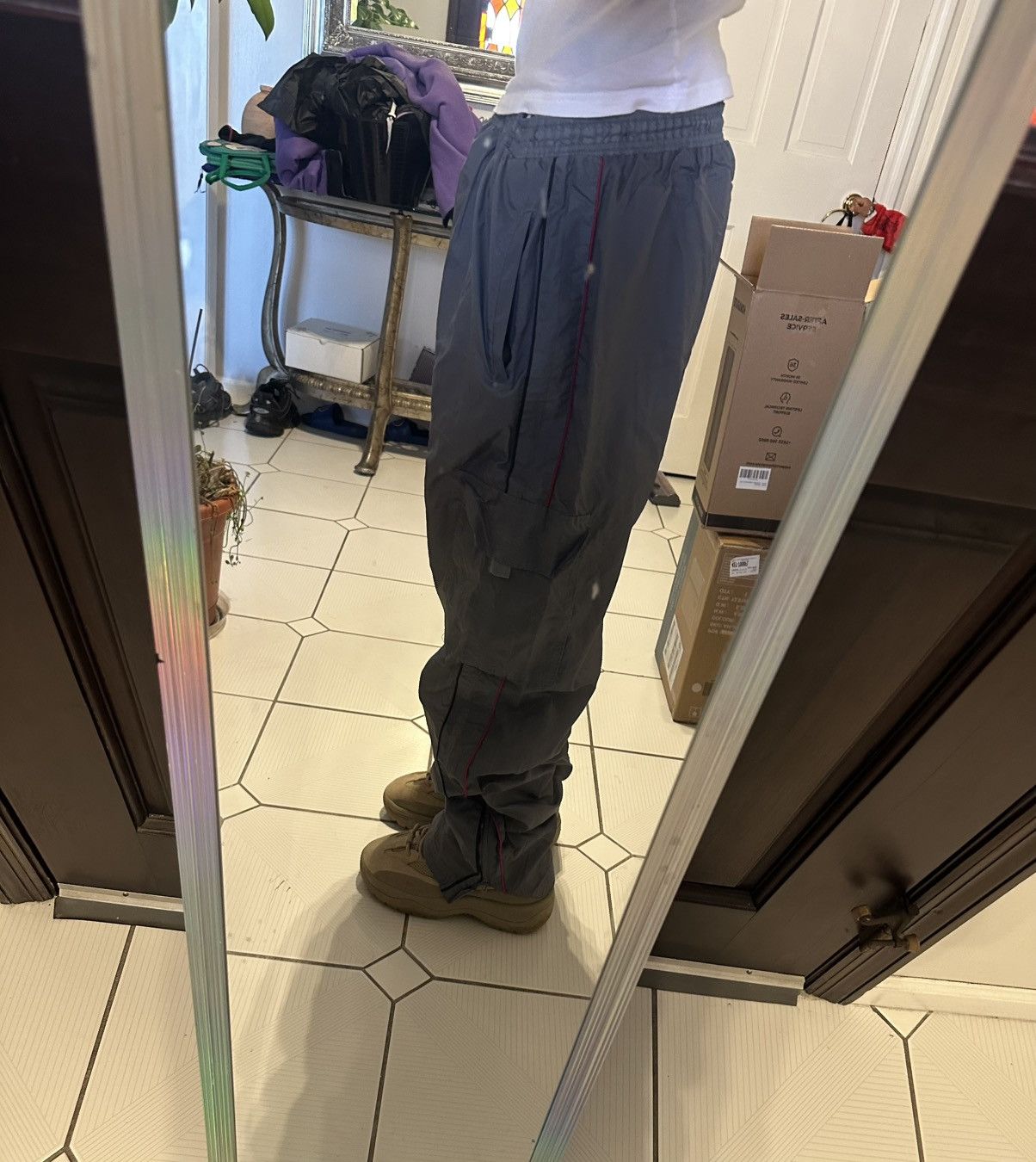 Other Baggy grey track pants Size US 36 / EU 52 - 3 Thumbnail