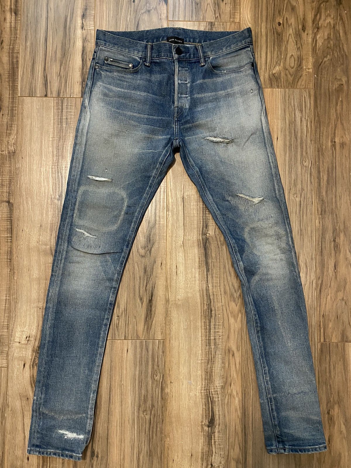 image of John Elliott Cast 2 Kopper in Blue, Men's (Size 30)