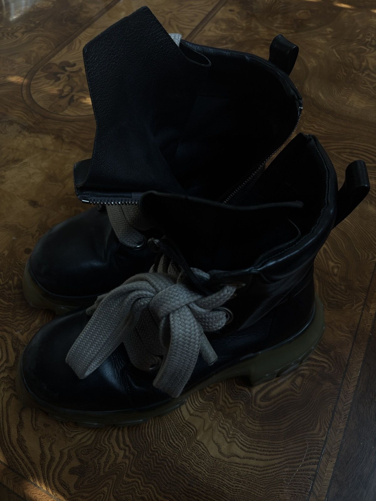 Rick Owens Rick jumbolace bozoboots Size US 10.5 / EU 43-44 - 2 Thumbnail