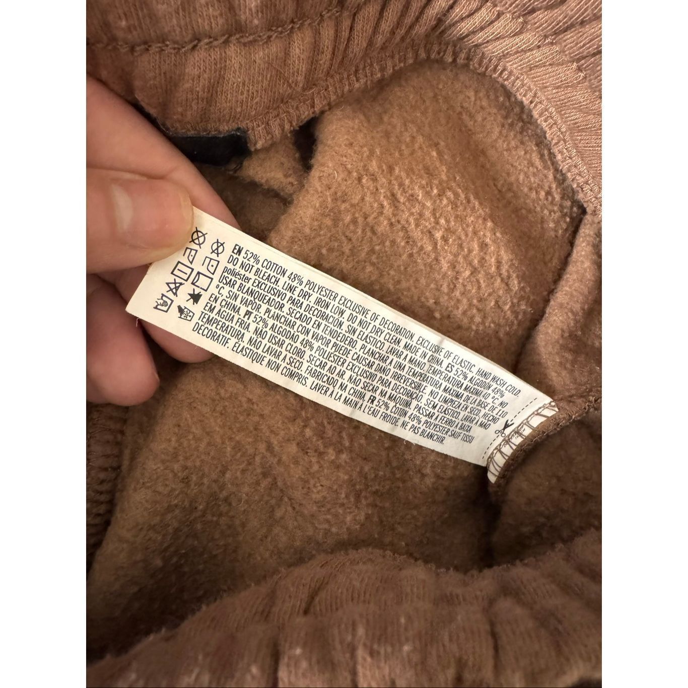 Forever 21 Forever 21 Brown Fleece-Lined Jogger Sweatpants Medium | Coz Size 28" / US 6 / IT 42 - 2 Thumbnail