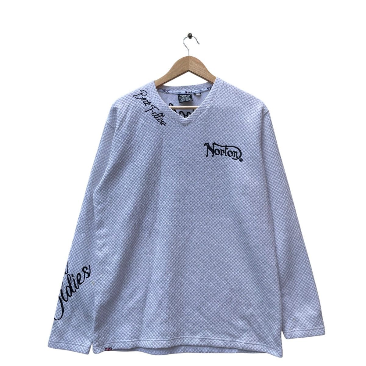 Norton × Vintage Norton Crewneck Pullover Sweatshirt Size US M / EU 48-50 / 2 - 2 Thumbnail