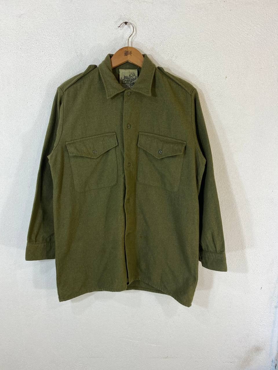 vintage us army wool combat shirt nice design