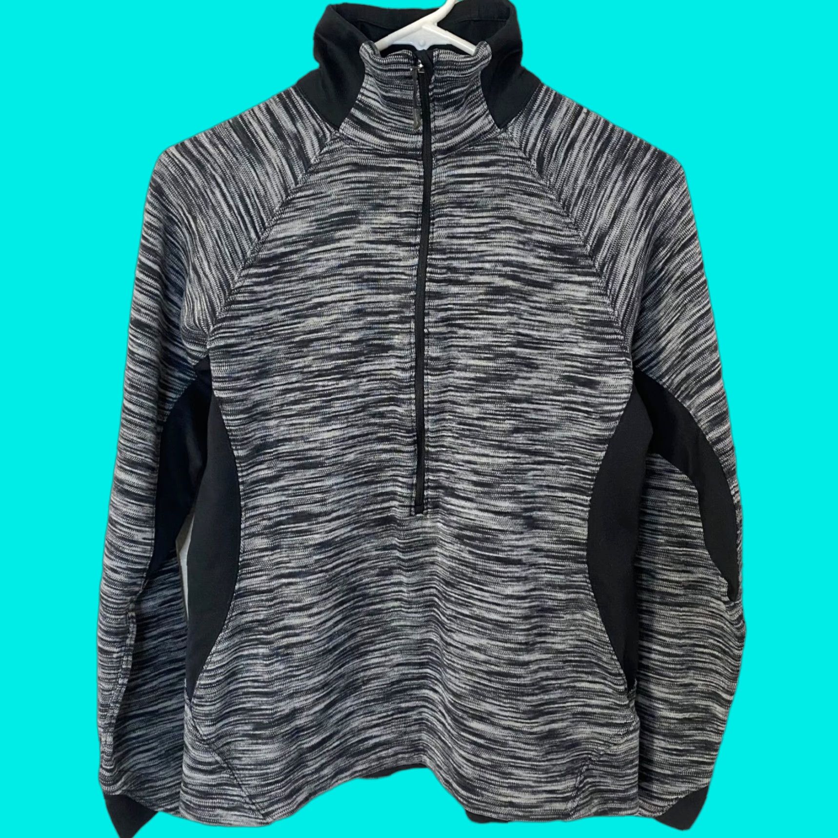 Vintage Columbia Optic Got It II 1/2 Zip Pullover Womens Medium Gray Mock Neck Pullover Activewear Casual Jacket Size M / US 6-8 / IT 42-44 - 1 Thumbnail