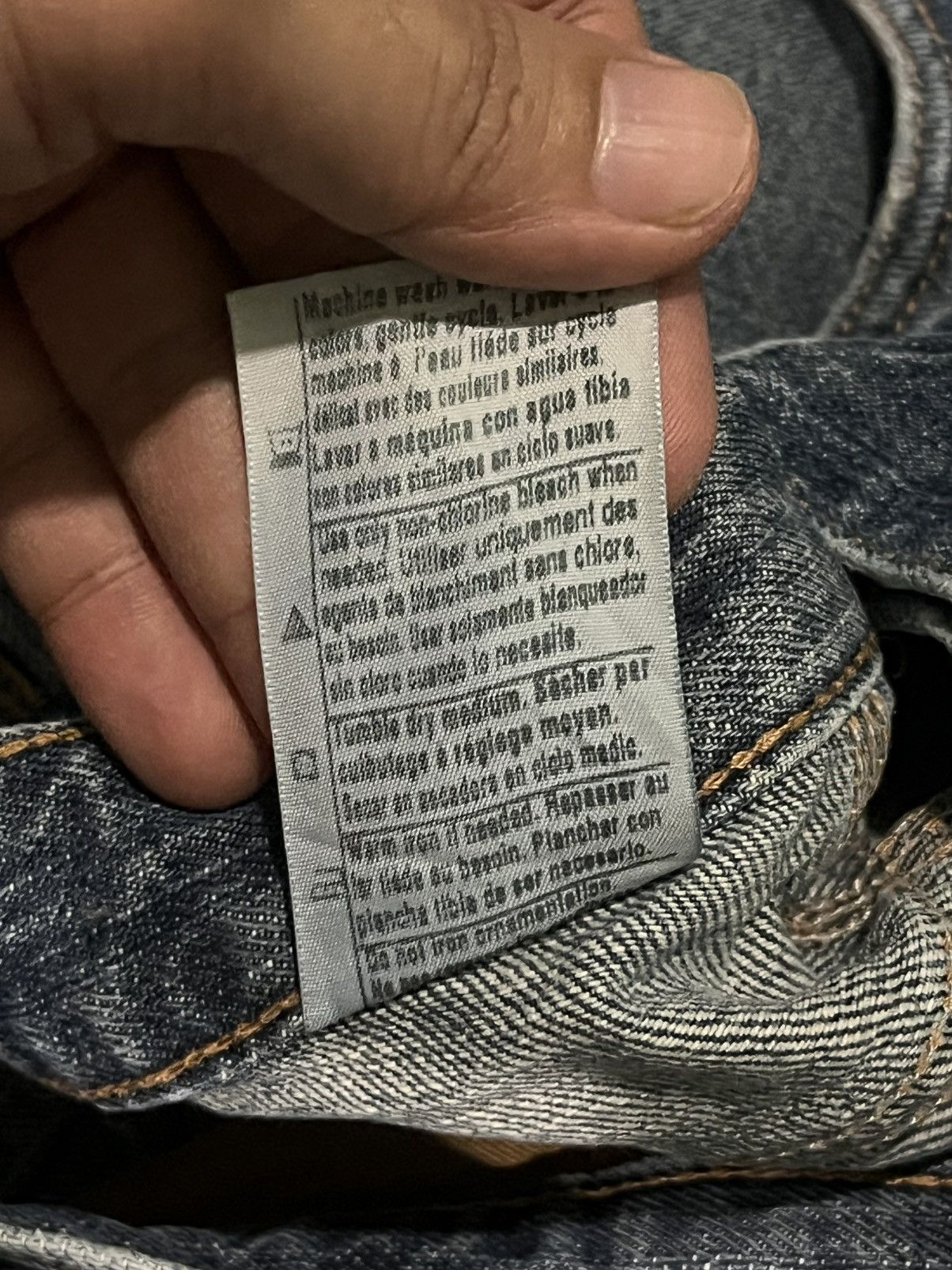 Carhartt Vintage Carhartt Blue Washed Distressed Classic Fit Jeans Size US 36 / EU 52 - 13 Thumbnail