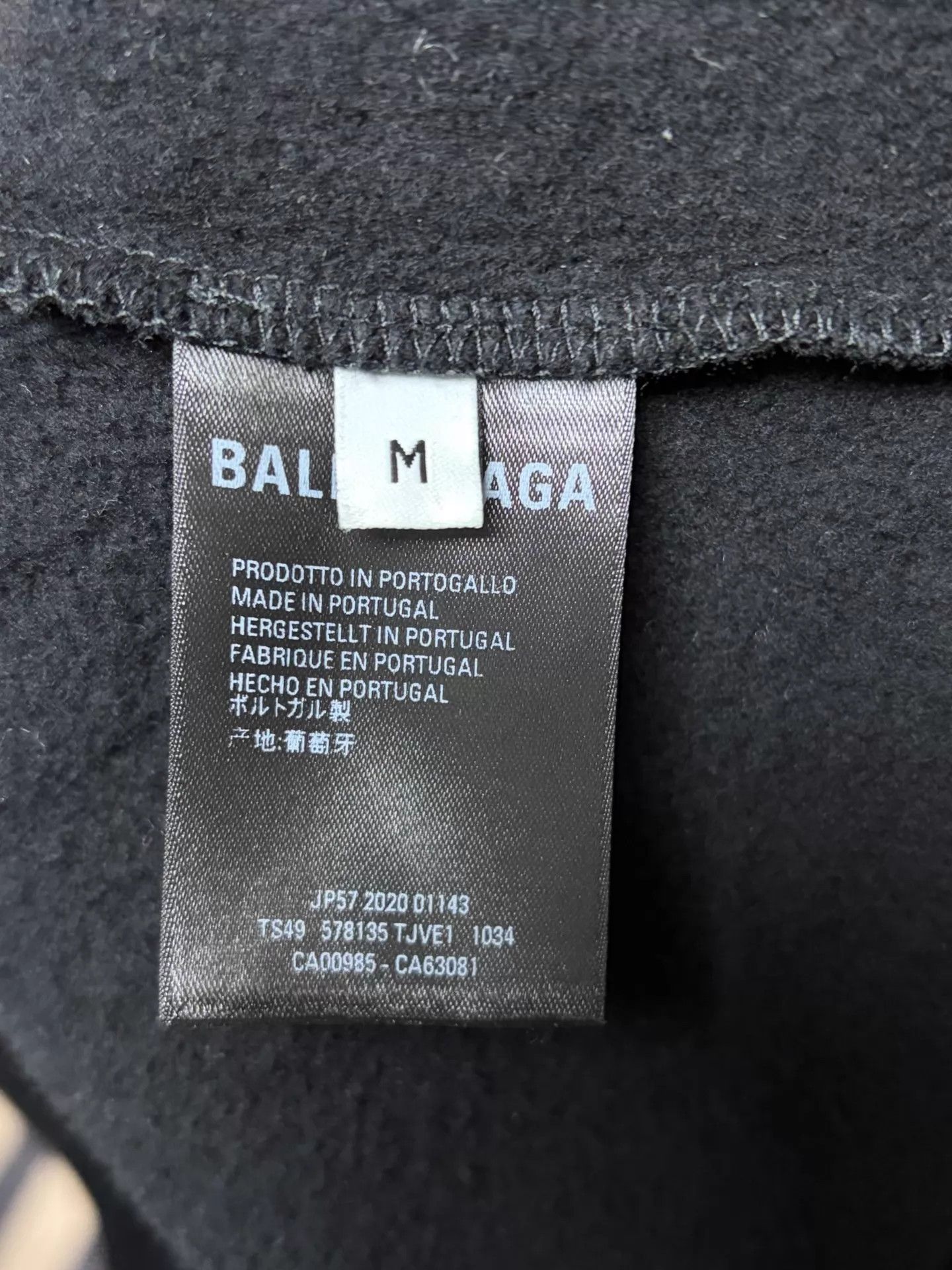 Balenciaga Balenciaga football logo hoodie M black Size M / US 6-8 / IT 42-44 - 4 Thumbnail