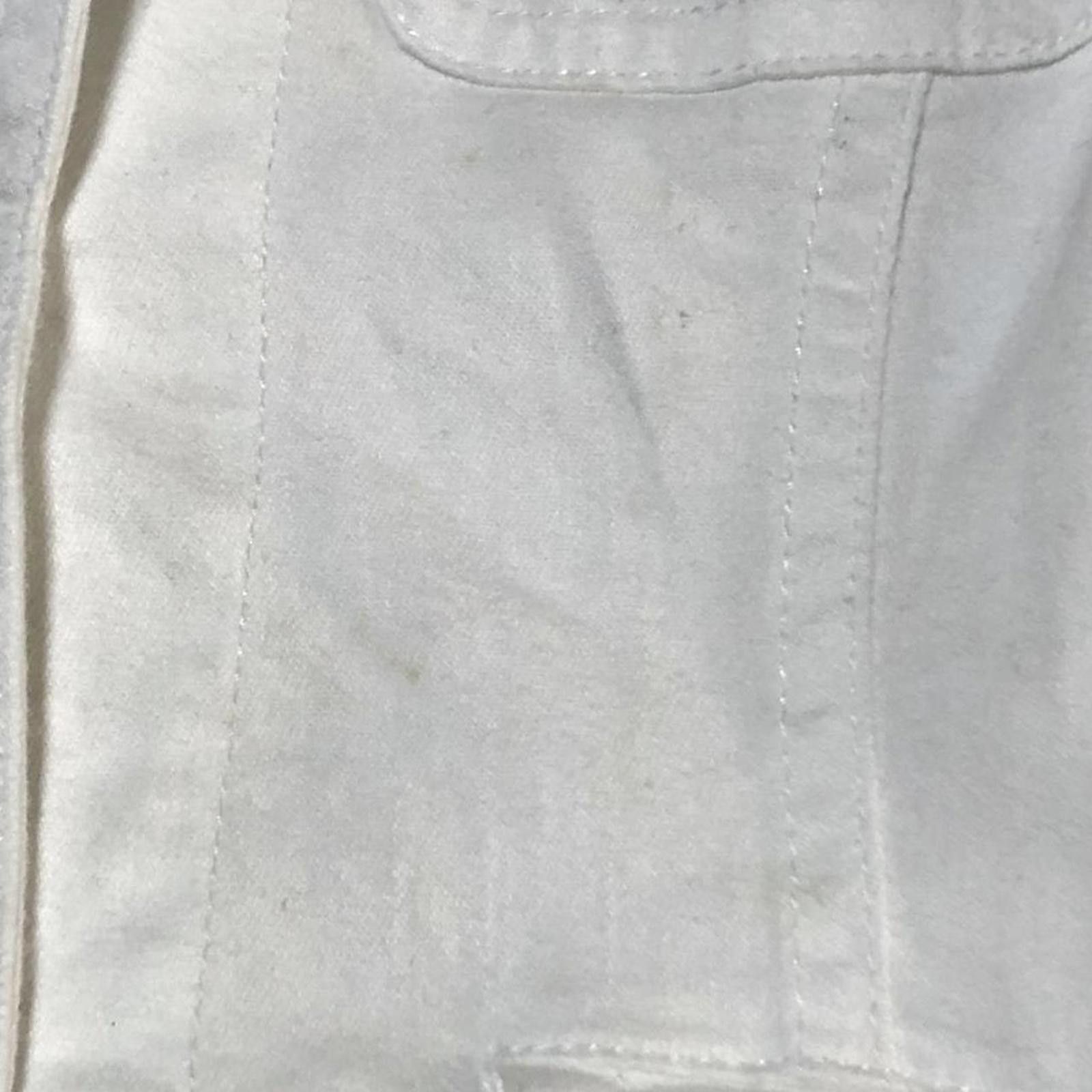 Other Fairy core preppy white denim blouse jacket with lace frill Size XS / US 0-2 / IT 36-38 - 8 Thumbnail